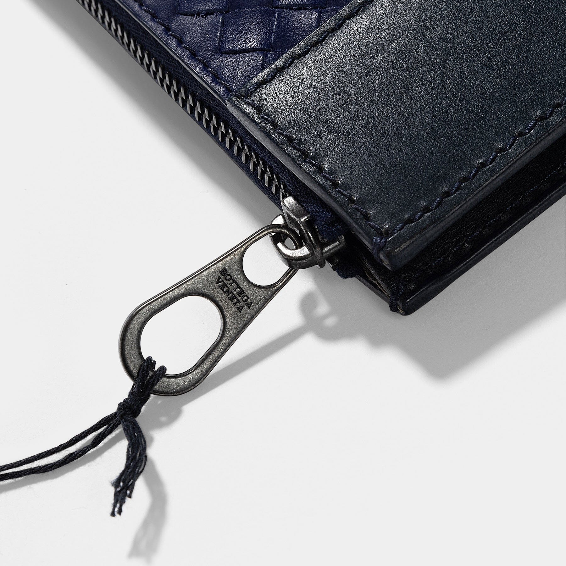 Bottega Veneta Blue Intrecciato Document Case