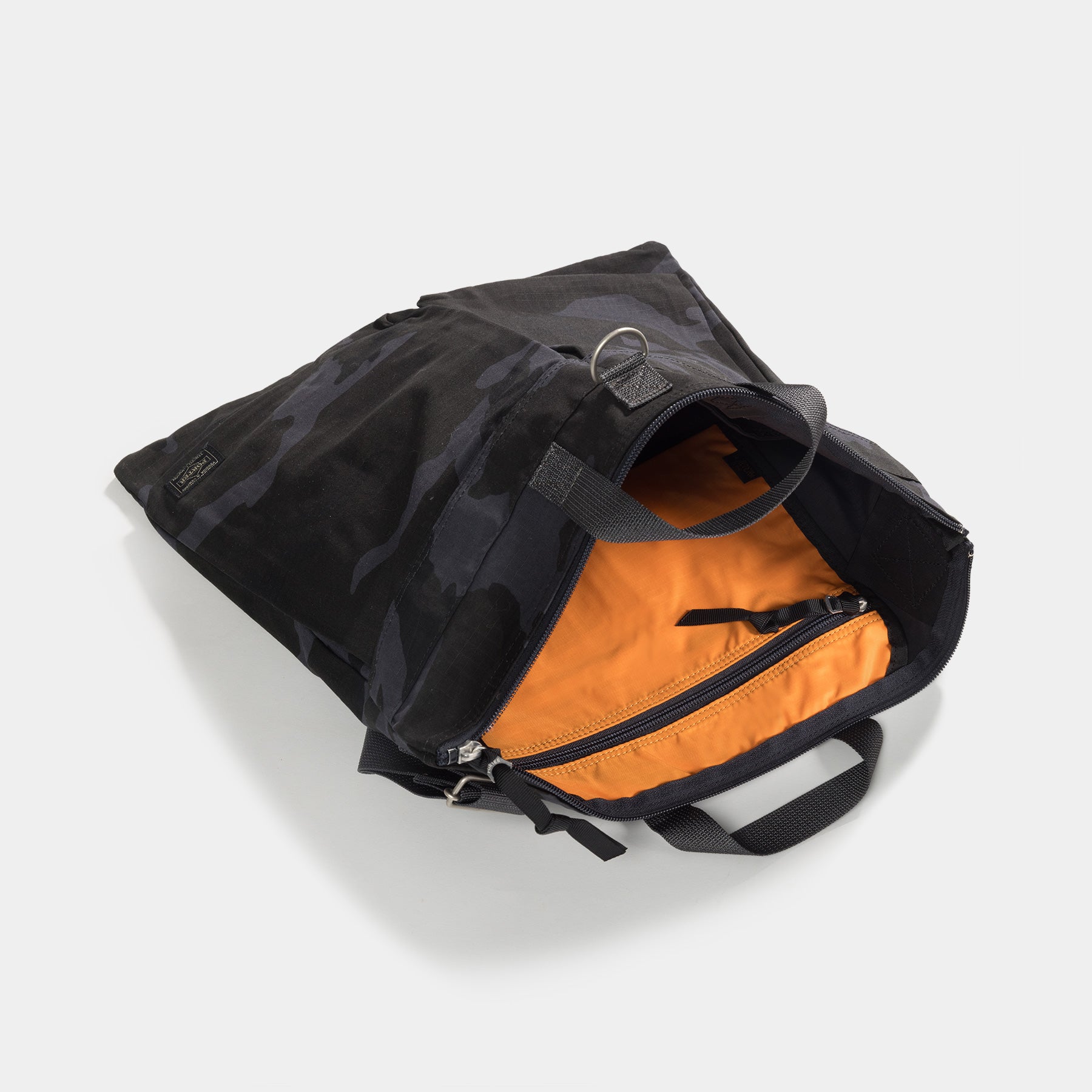 Porter Platoon Helmet Bag Woodland Navy