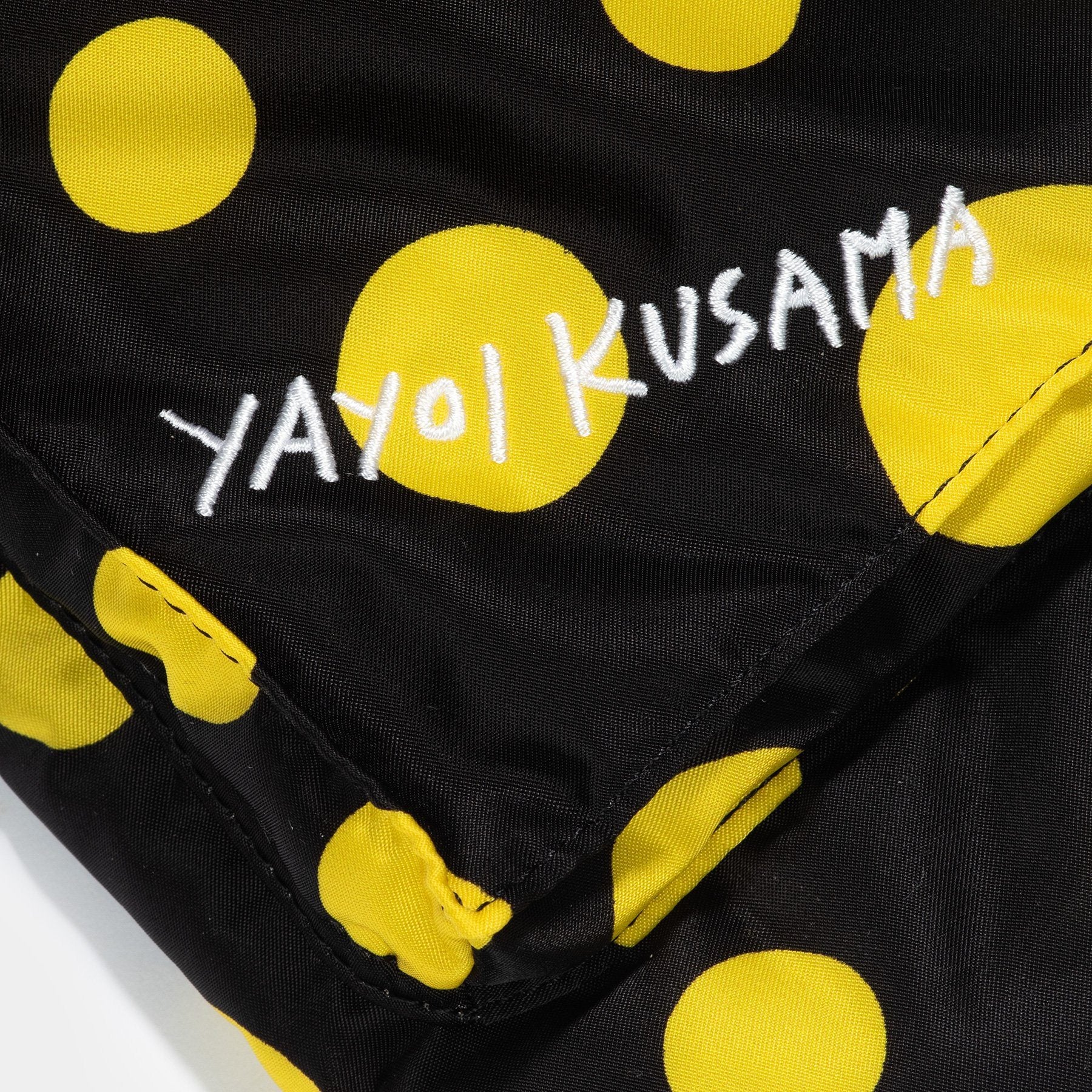 PORTER YOSHIDA X YAYOI KUSAMA HELMET BAG YELLOW DOTS