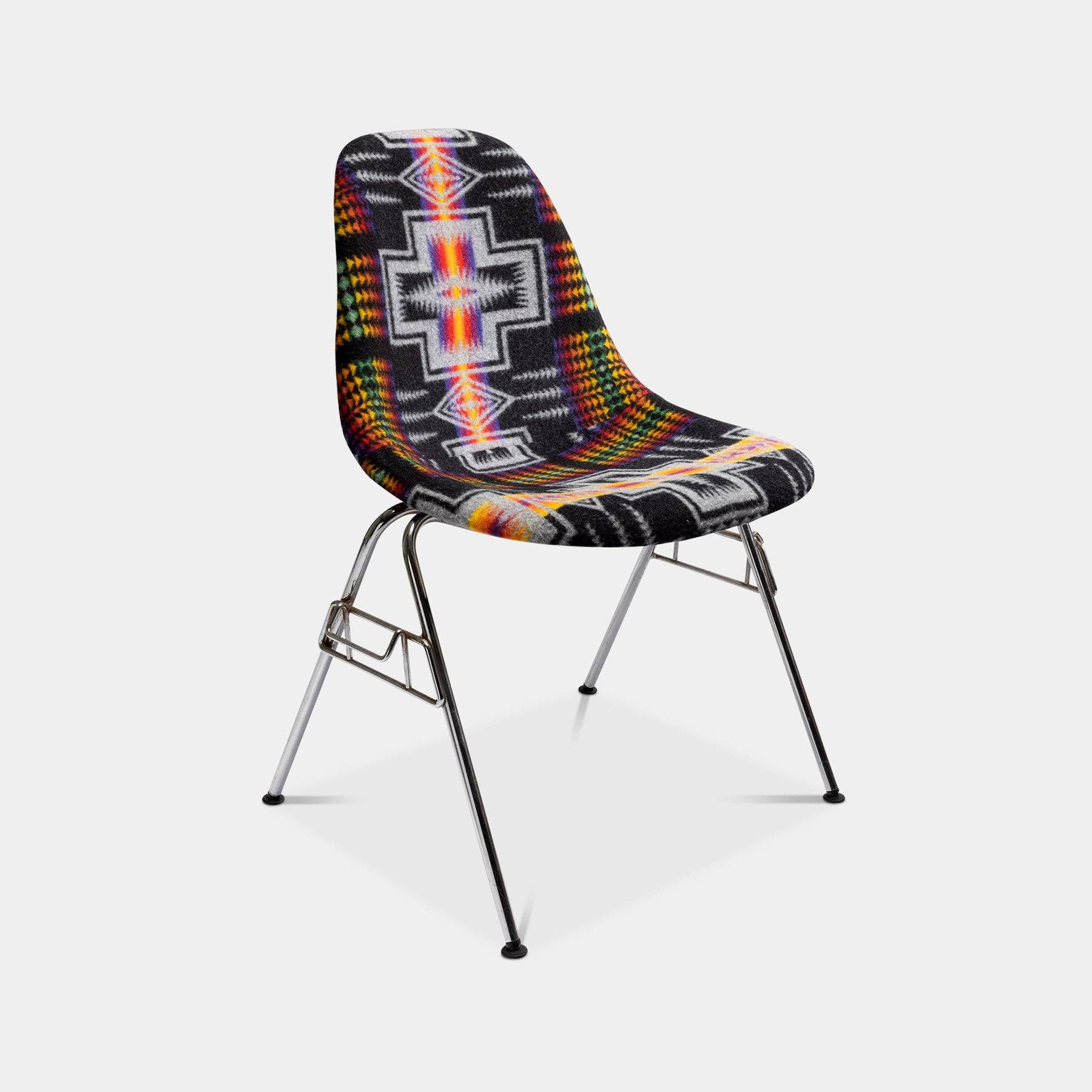Unique Pendleton Eames Side Chair Rainbow