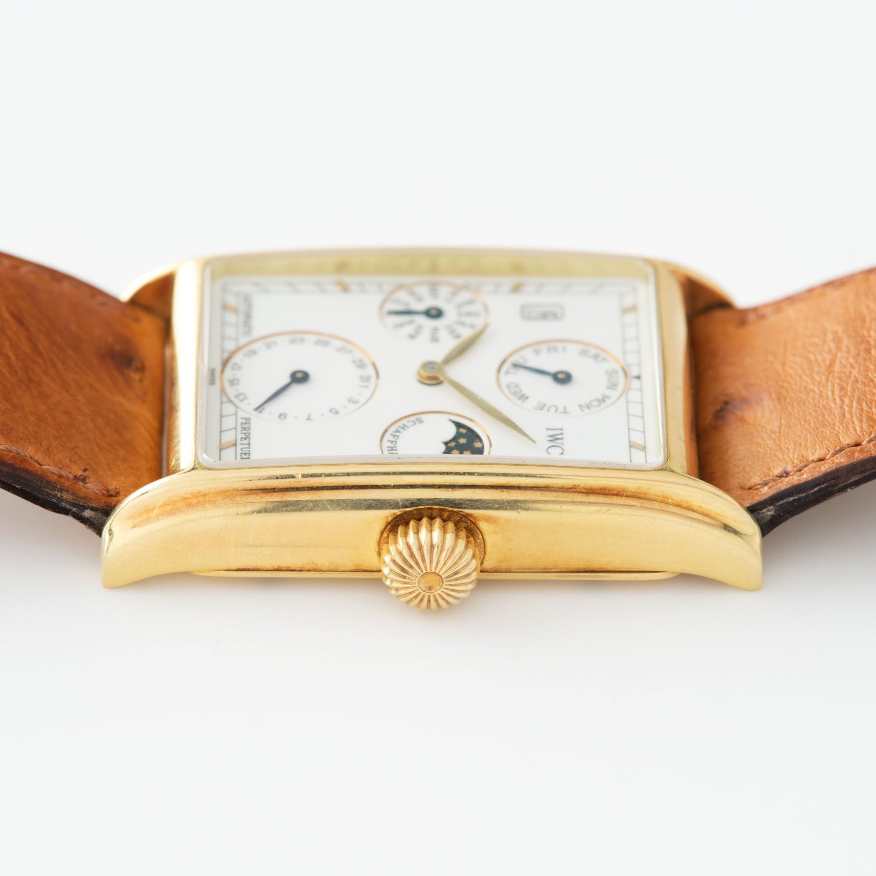 IWC Novecento Perpetual Calendar Yellow Gold 3545