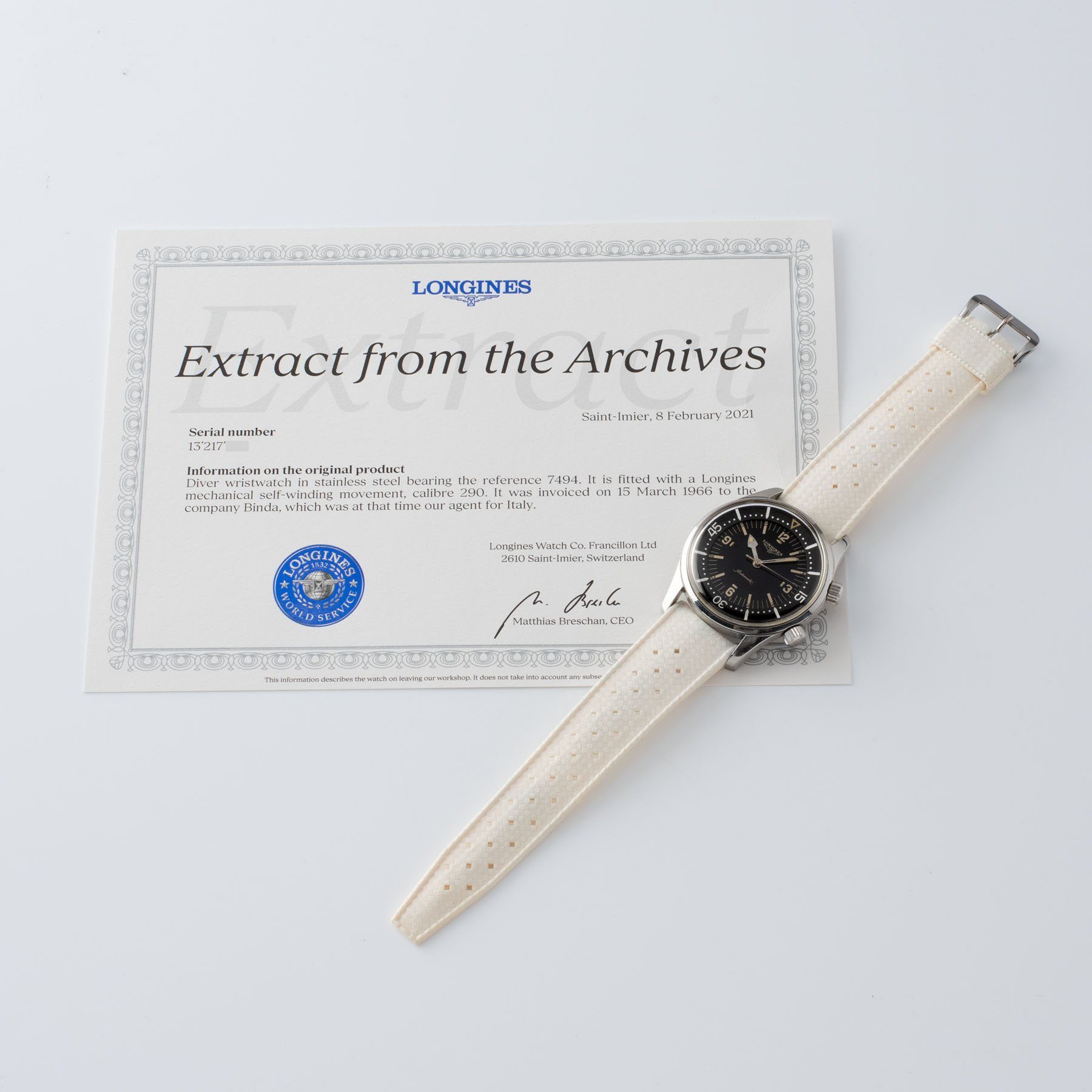 Longines Legend Diver Reference 7494