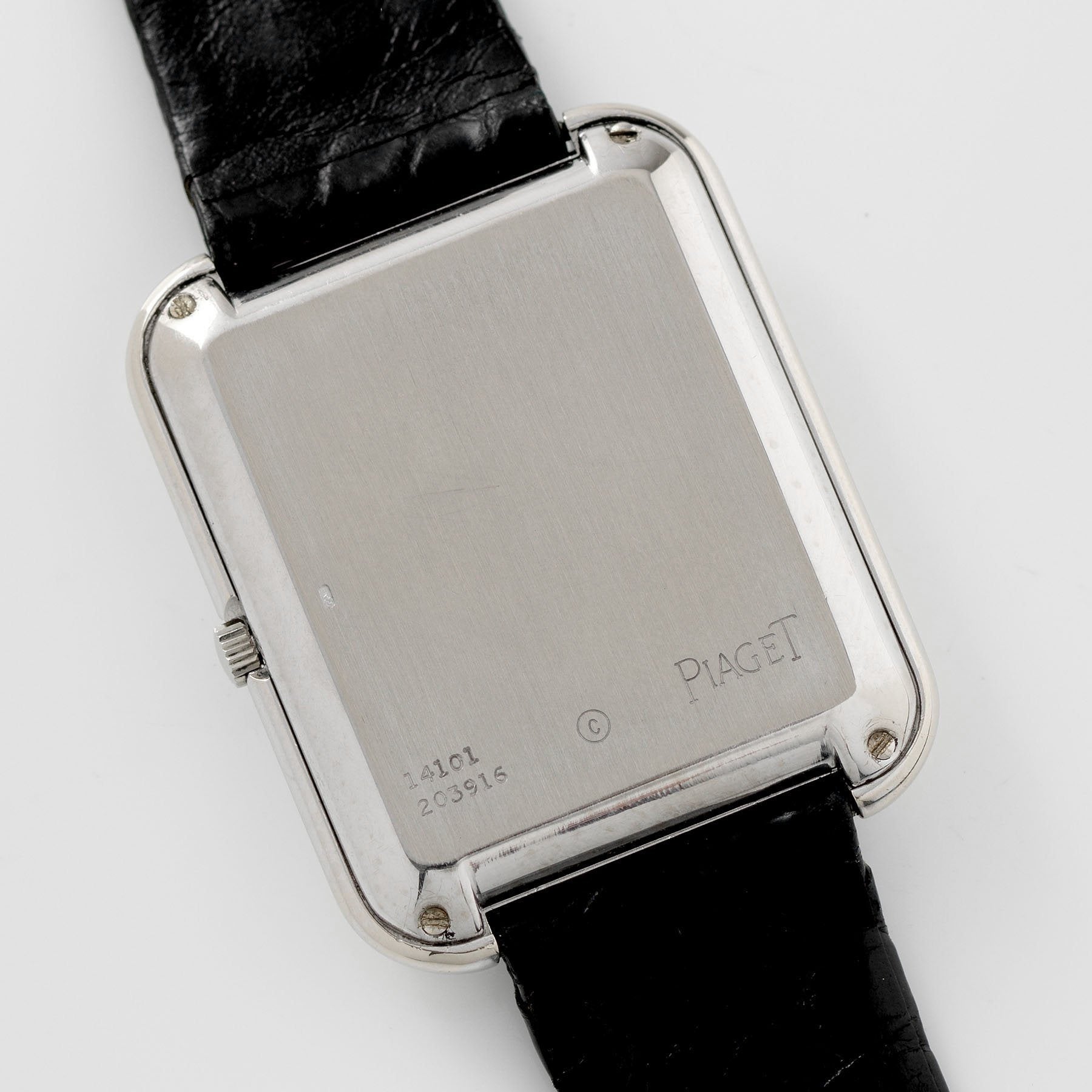 Piaget Onyx Dial White Gold ref 14101 Beta 21