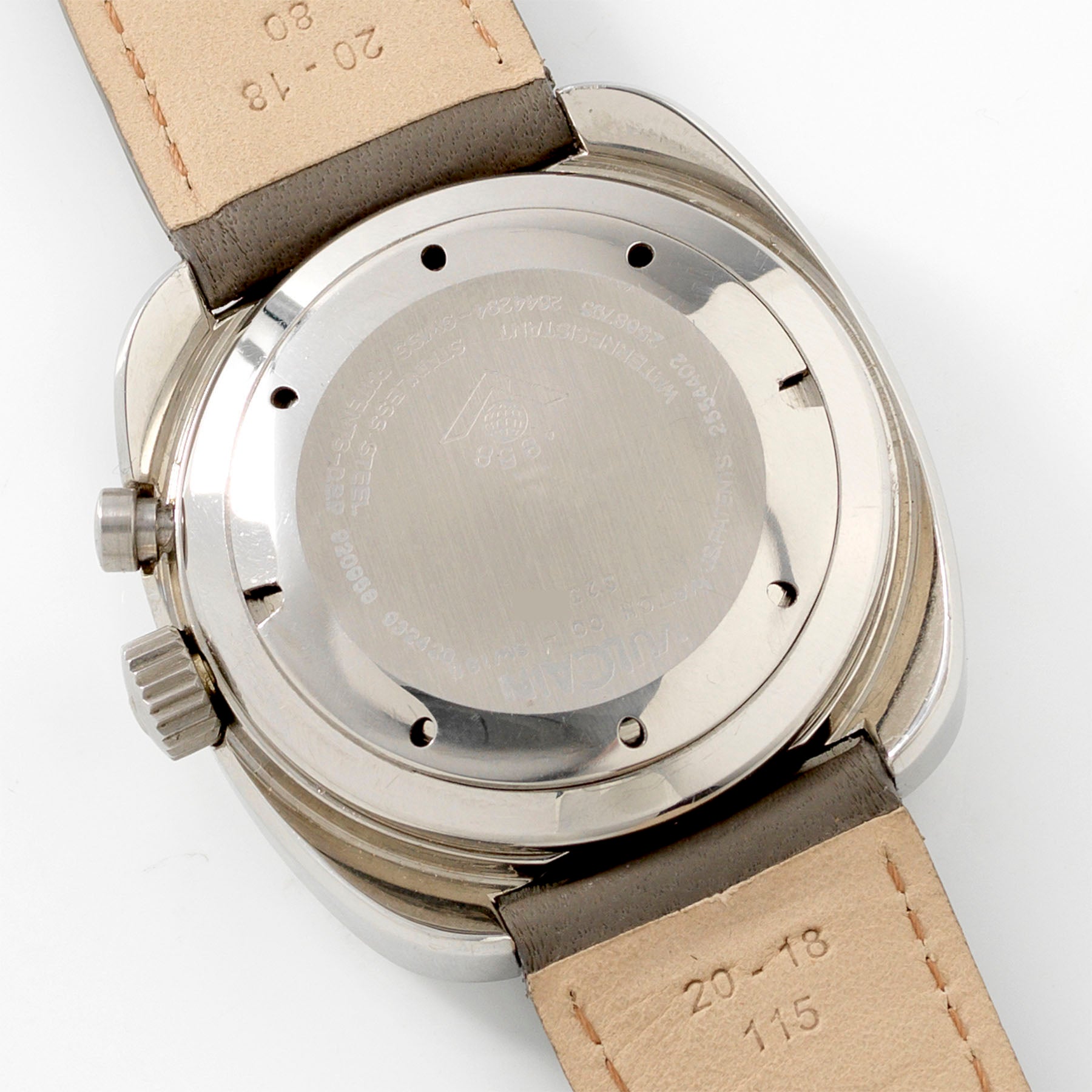 Vulcain Cricket Steel Alarm Watch 1970s