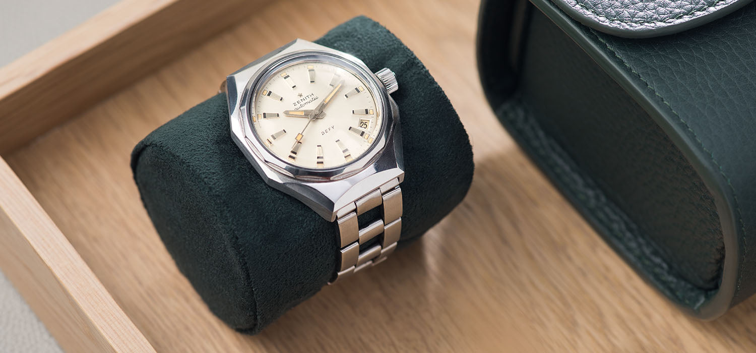 Zenith Defy on Gay Frères Ladder Bracelet