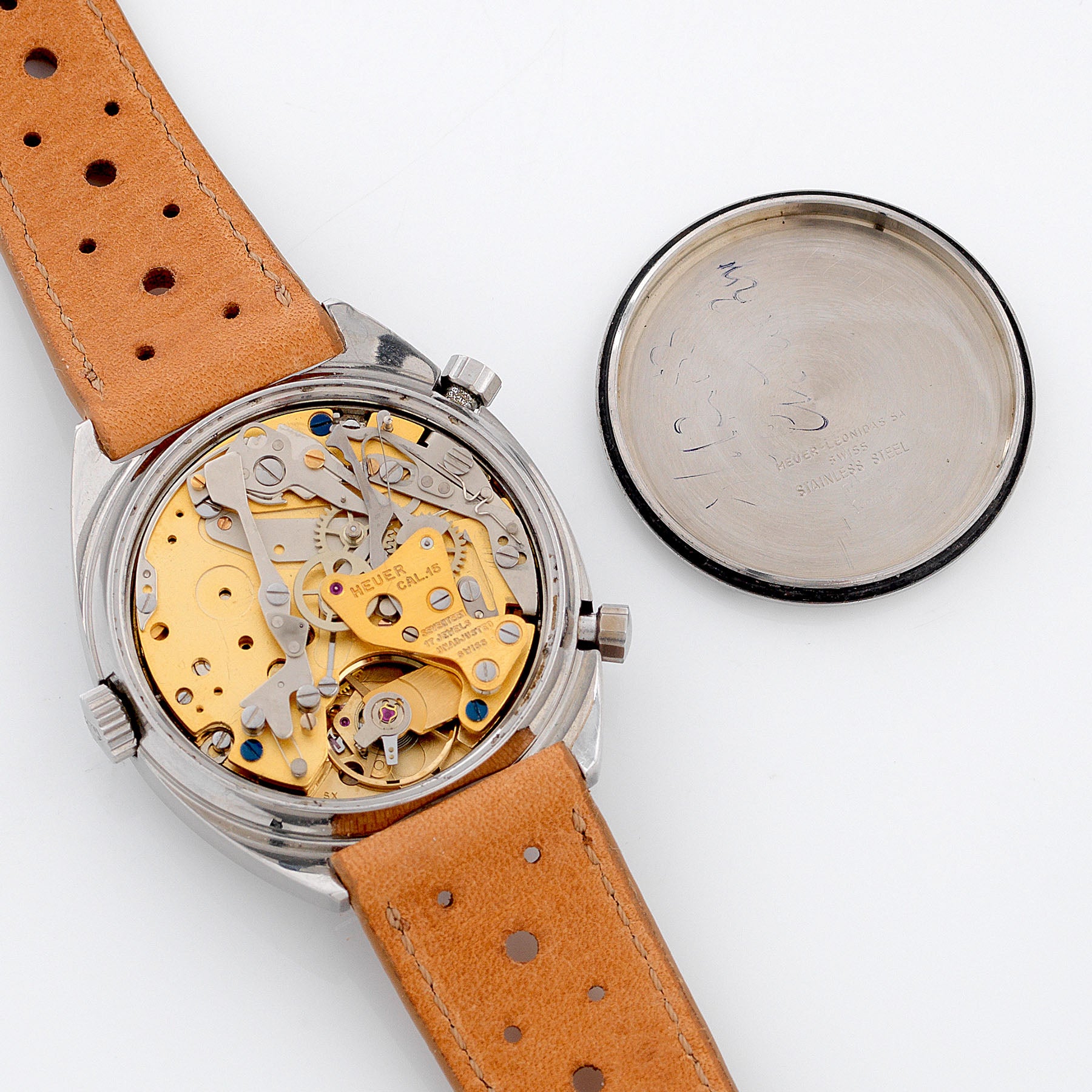 Heuer Carrera Blue Dial Reference 1553