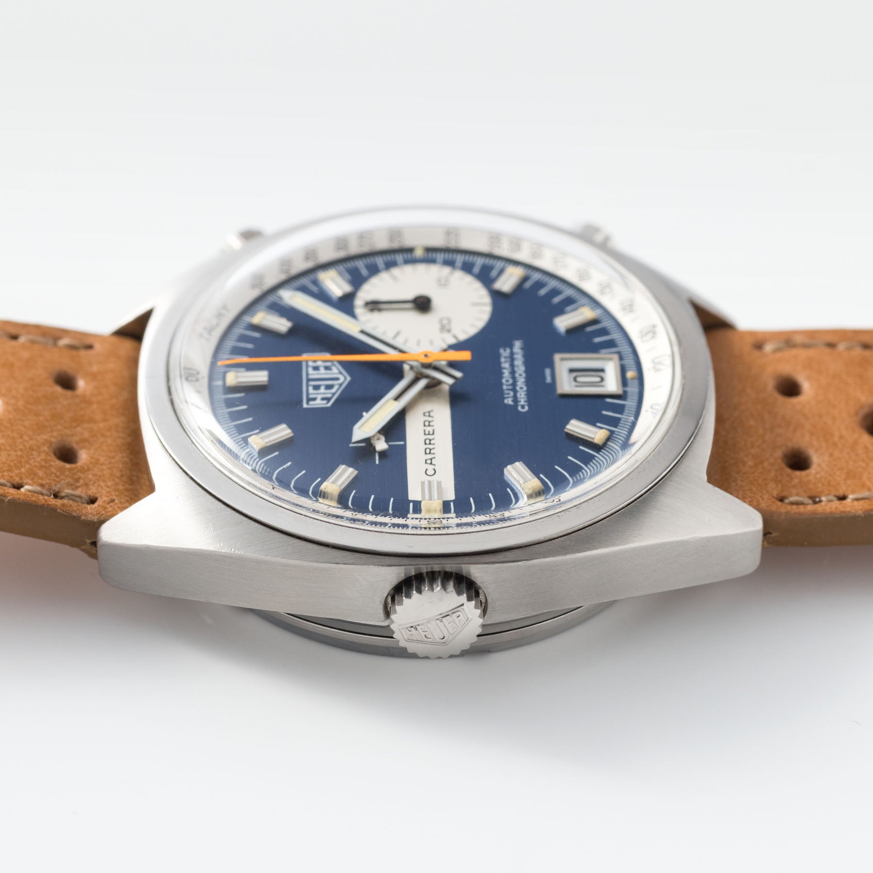 Heuer Carrera Blue Dial Reference 1553