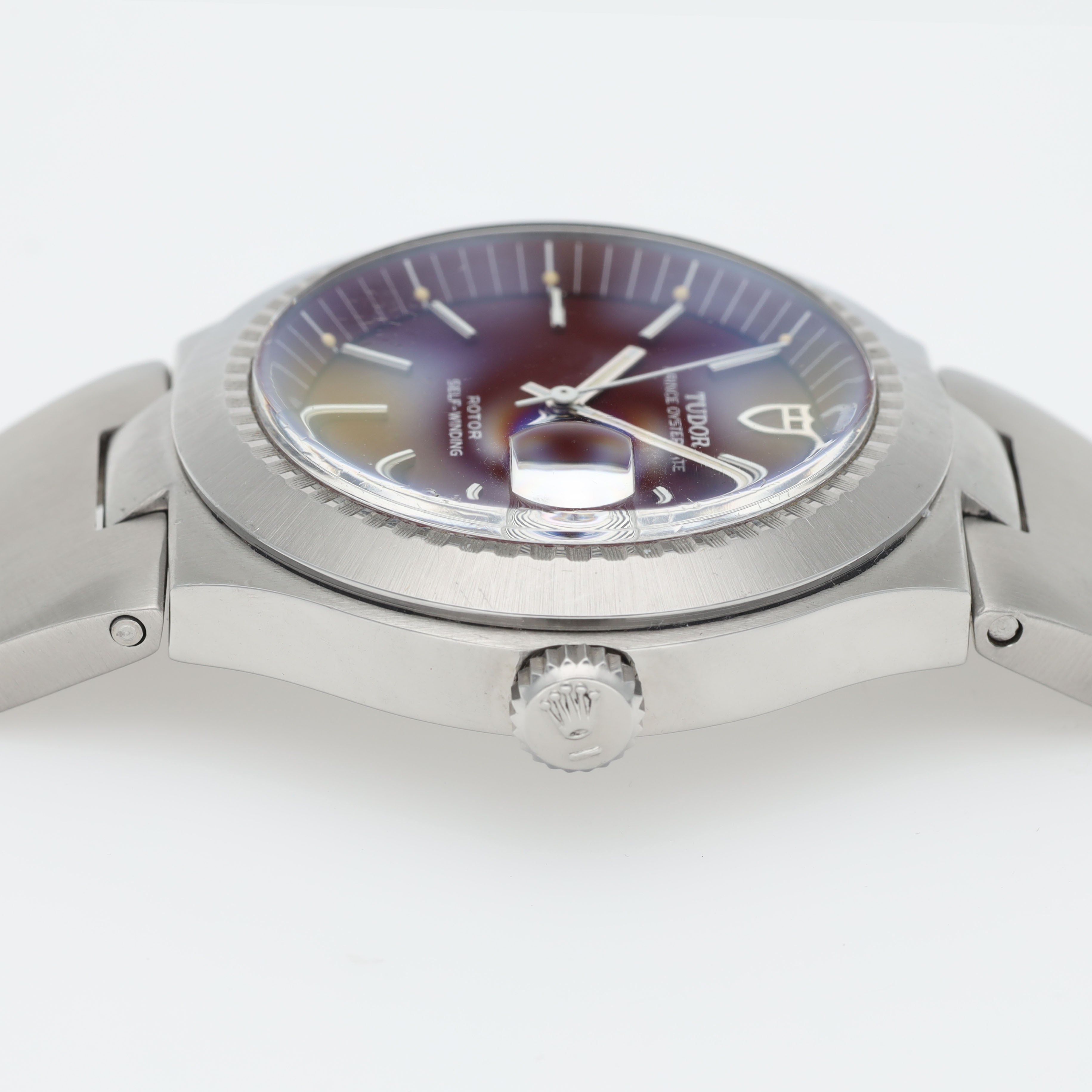 Tudor Prince Oysterdate 9121/0 Burgundy Dial with Papers