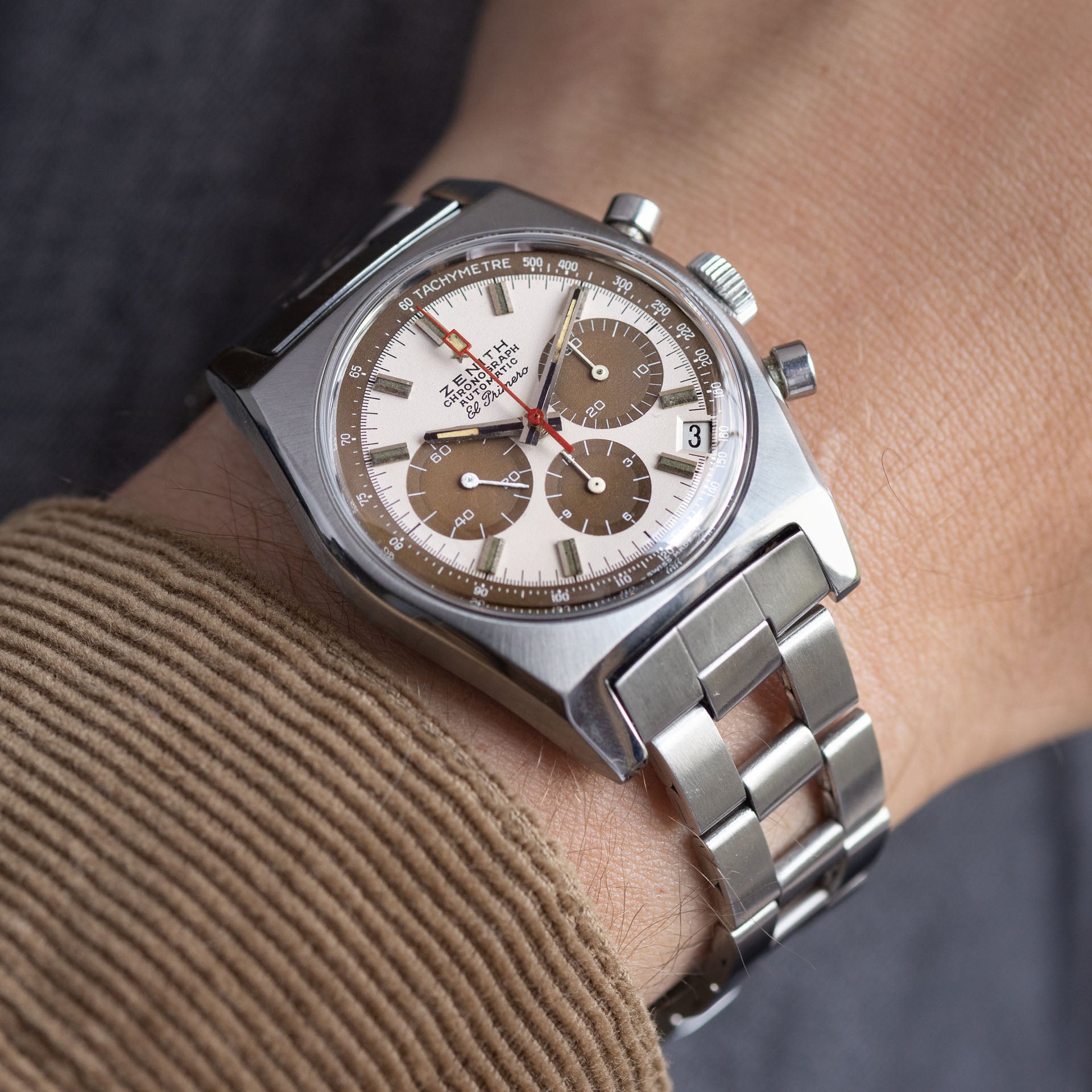 Zenith El Primero A384 with Gay Freres Ladder Bracelet