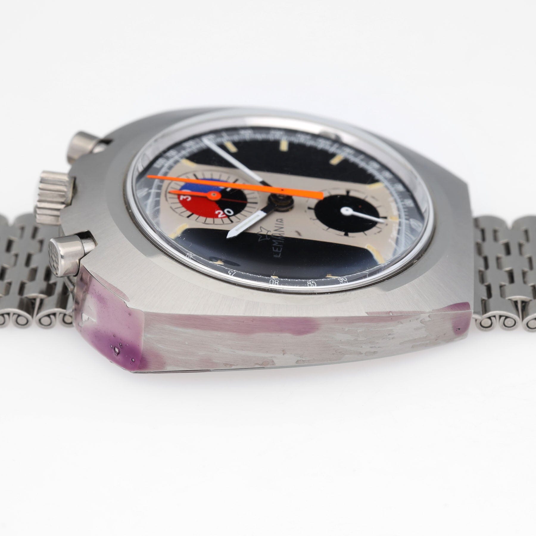 Lemania Bullhead Chrono ref 9601