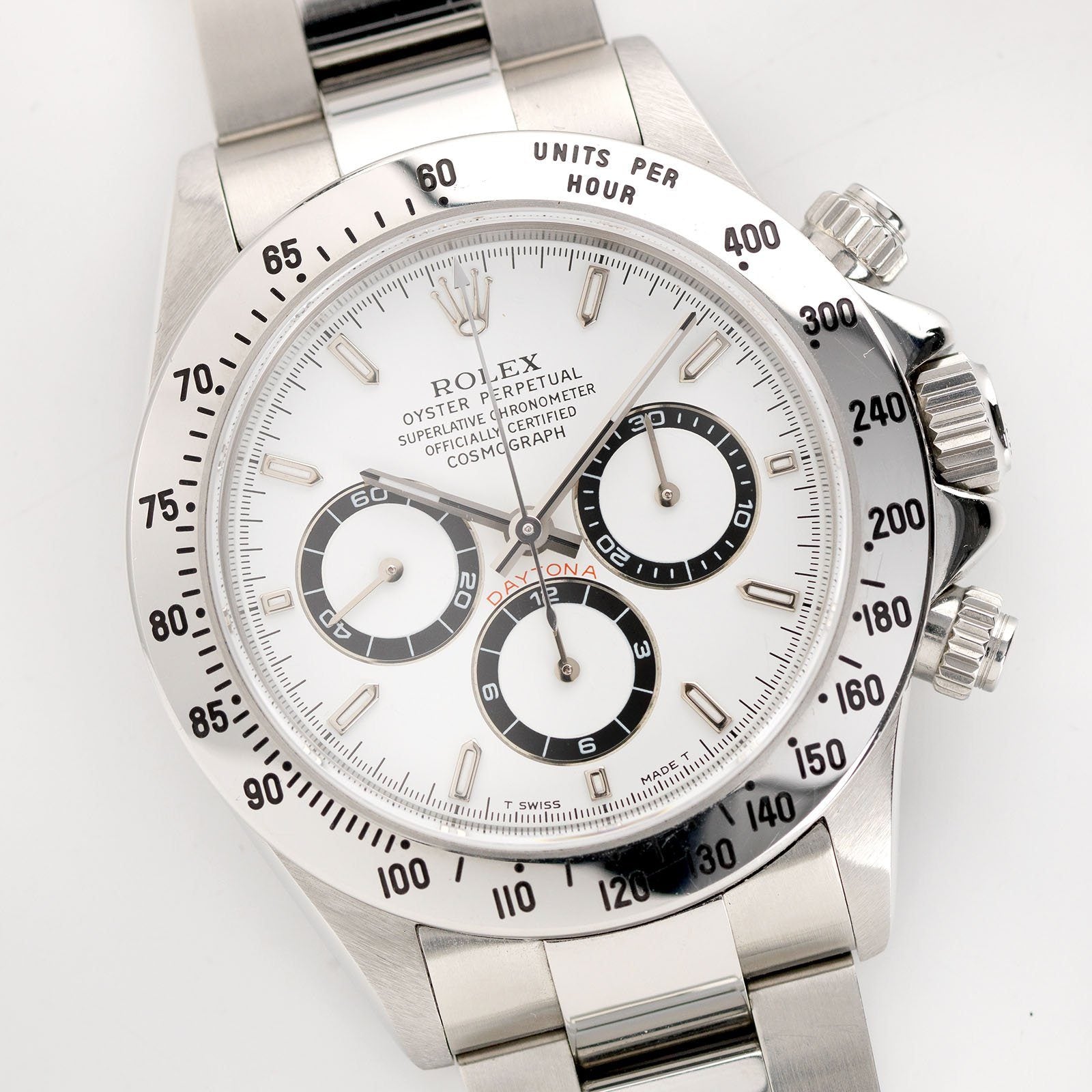 Rolex Daytona Steel 16520 White Dial