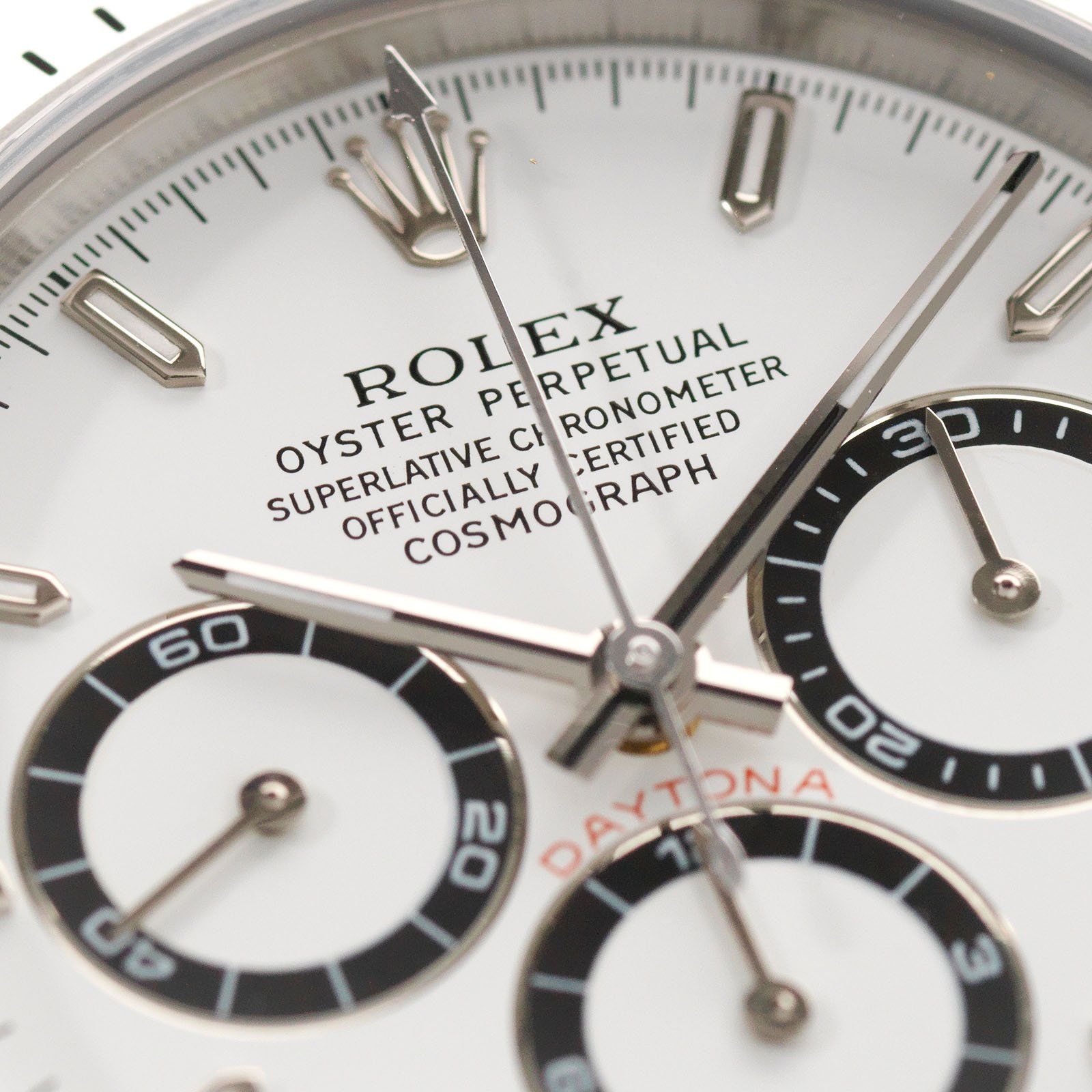 Rolex Daytona Steel 16520 White Dial