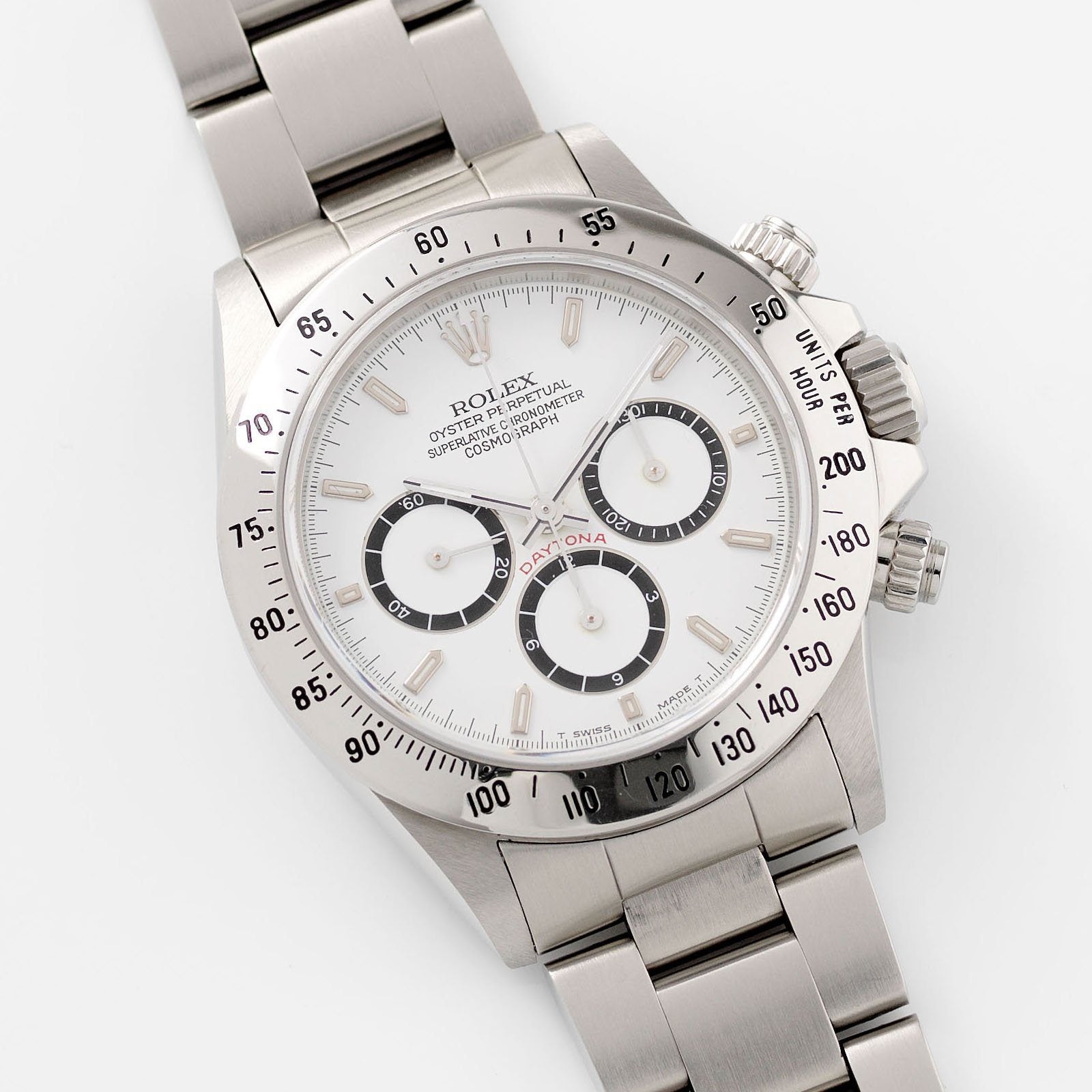 Rolex Daytona Steel 16520 White Mk2 4-Liner Dial