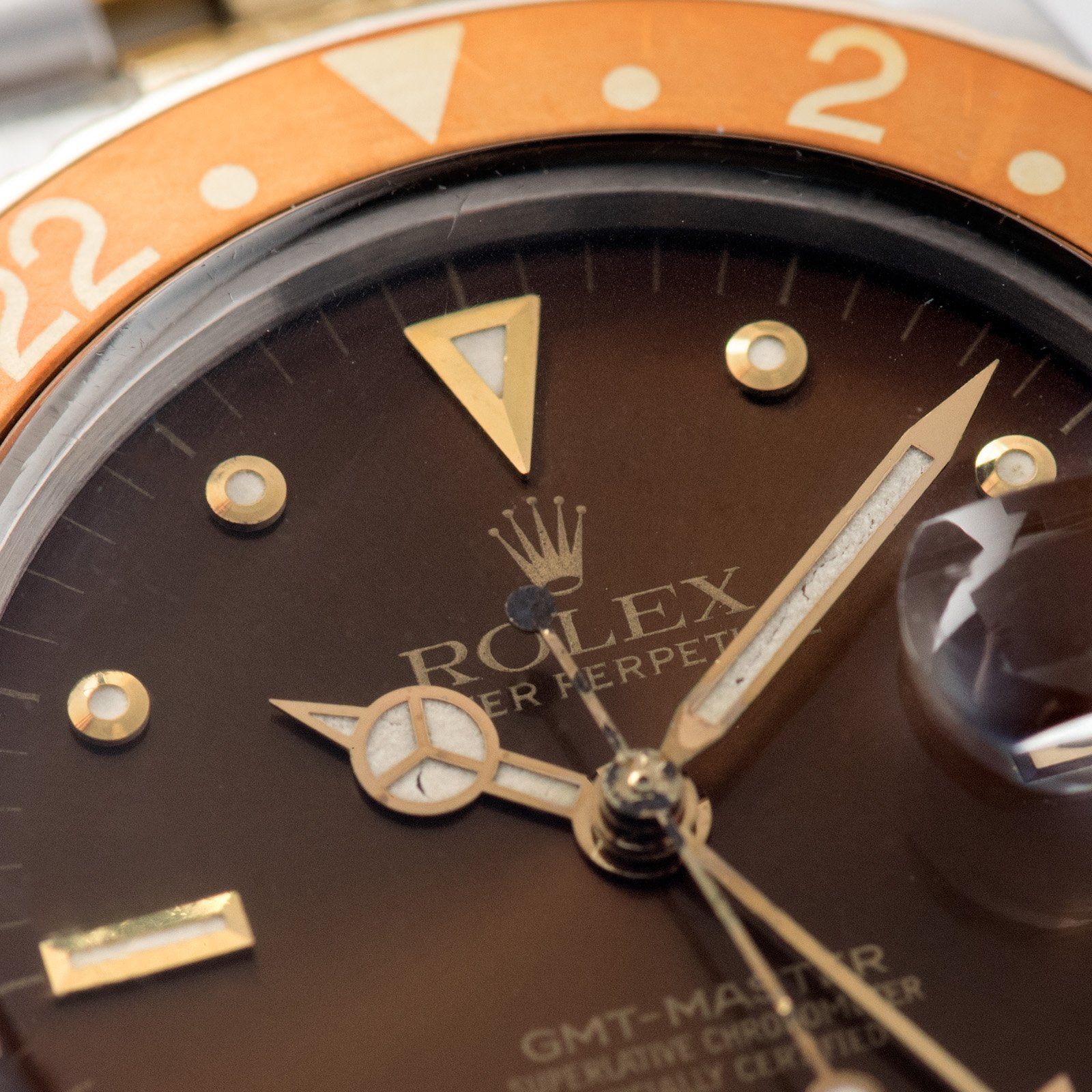Rolex 16753 Clint Eastwood Nipple Dial GMT Master