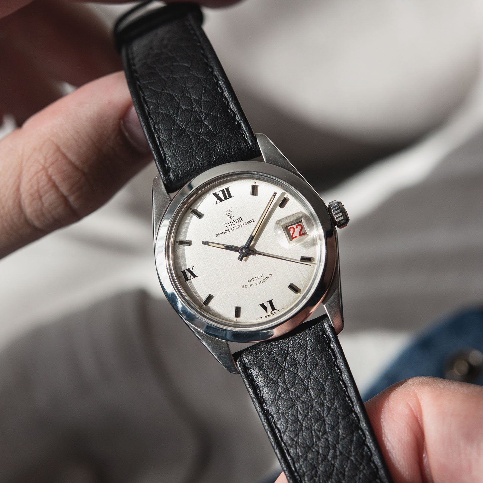 Tudor Prince Oysterdate Rare Silver Dial Reference 7996