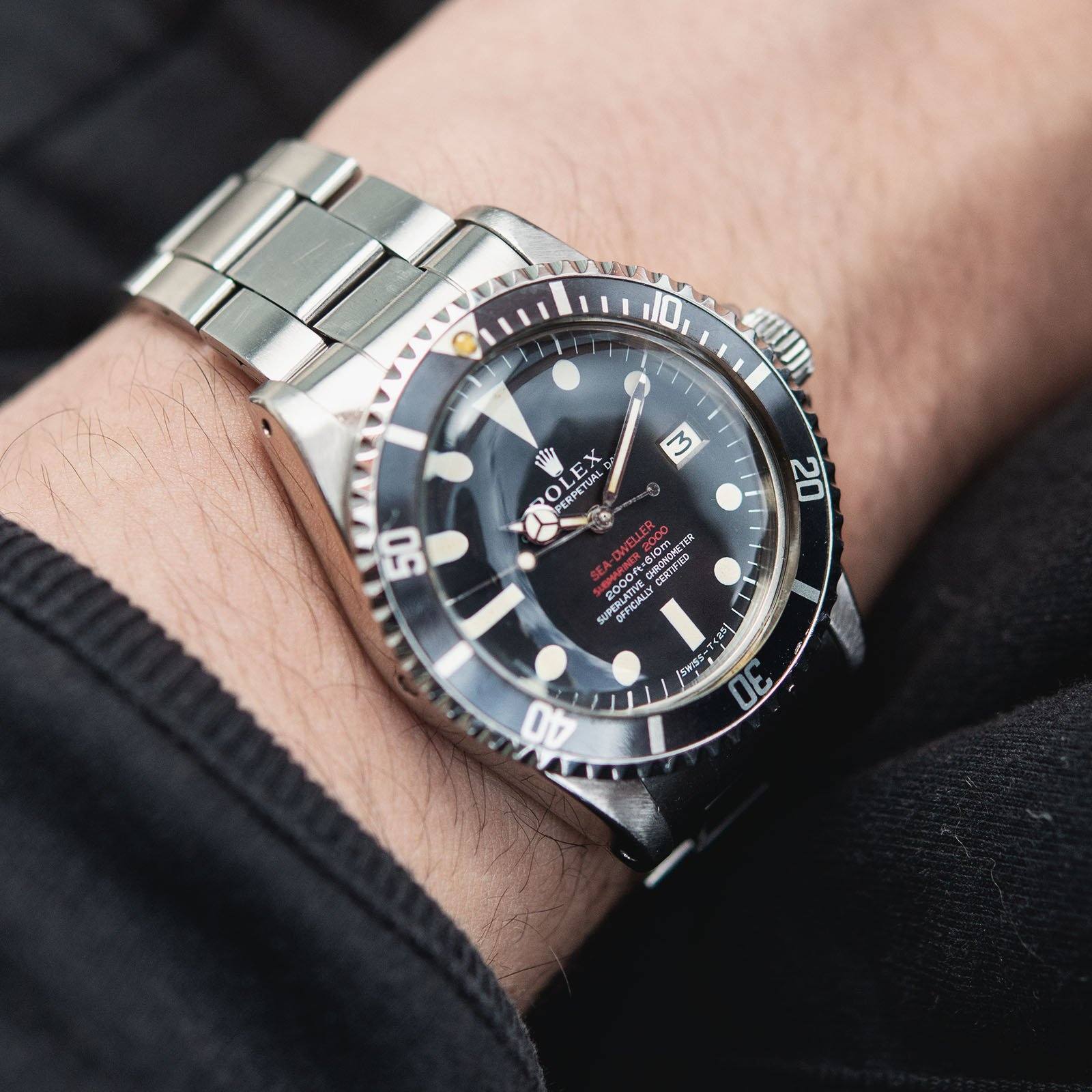 Rolex Double Red Seadweller Mk2 Dial 1665
