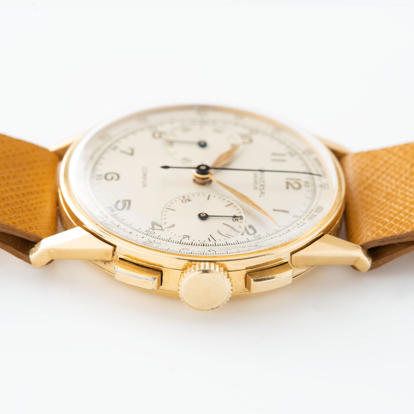 Universal Geneve Compur Chronograph 18kt Gold Ref 12430