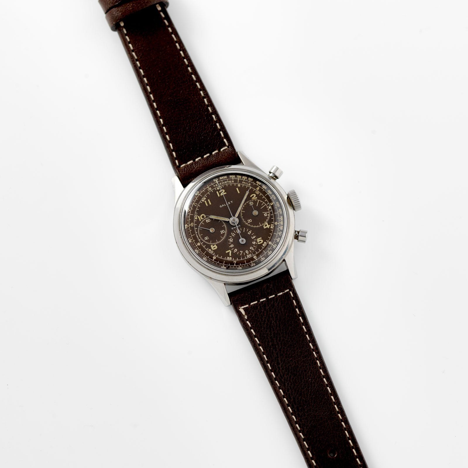 Gallet Multichron Steel Chronograph 12H