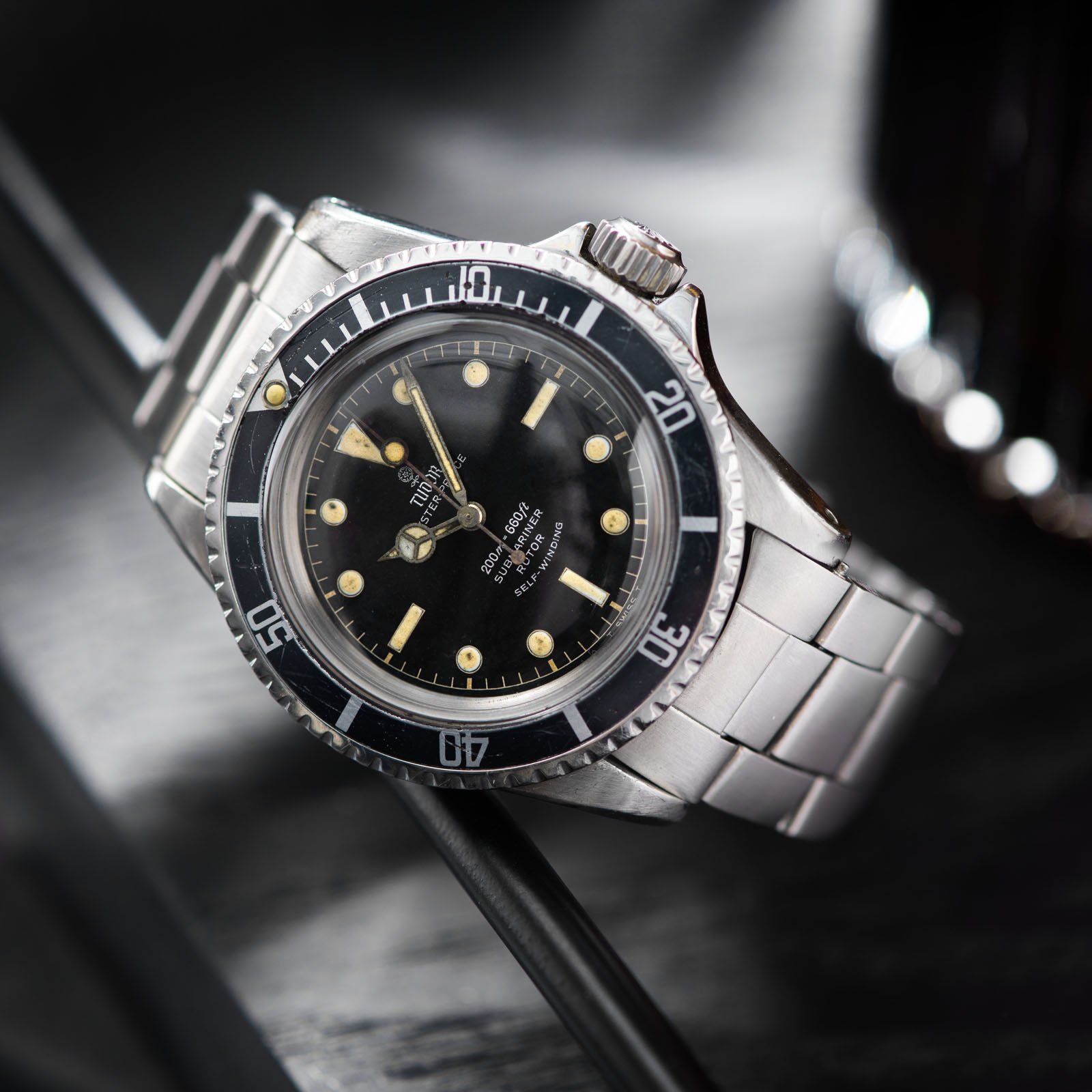 Tudor Submariner Ref 7928 Gilt Chapter Ring Original Owner