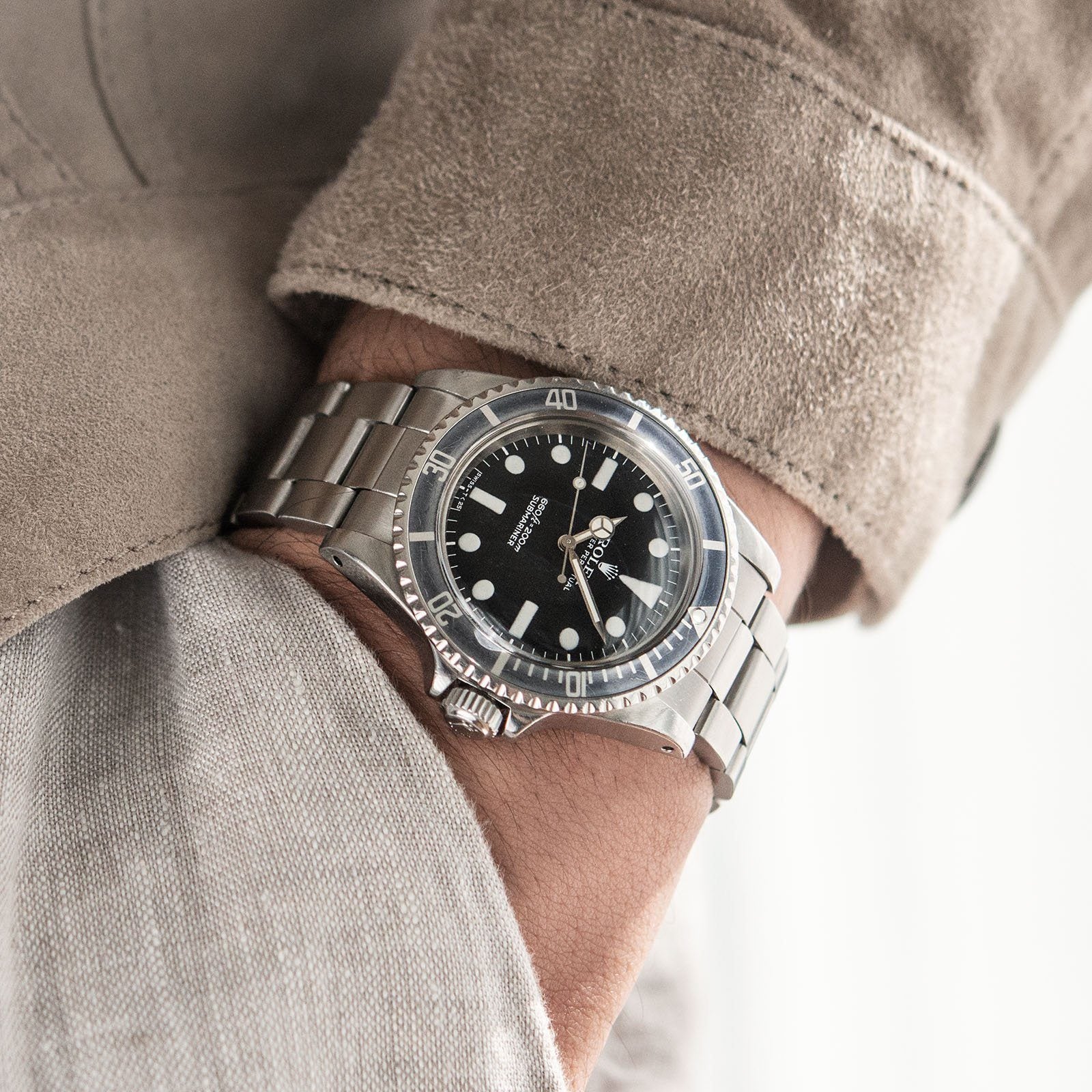 Rolex Submariner Mk 1 Maxi Dial 5513 from 1977, Oyster bracelet