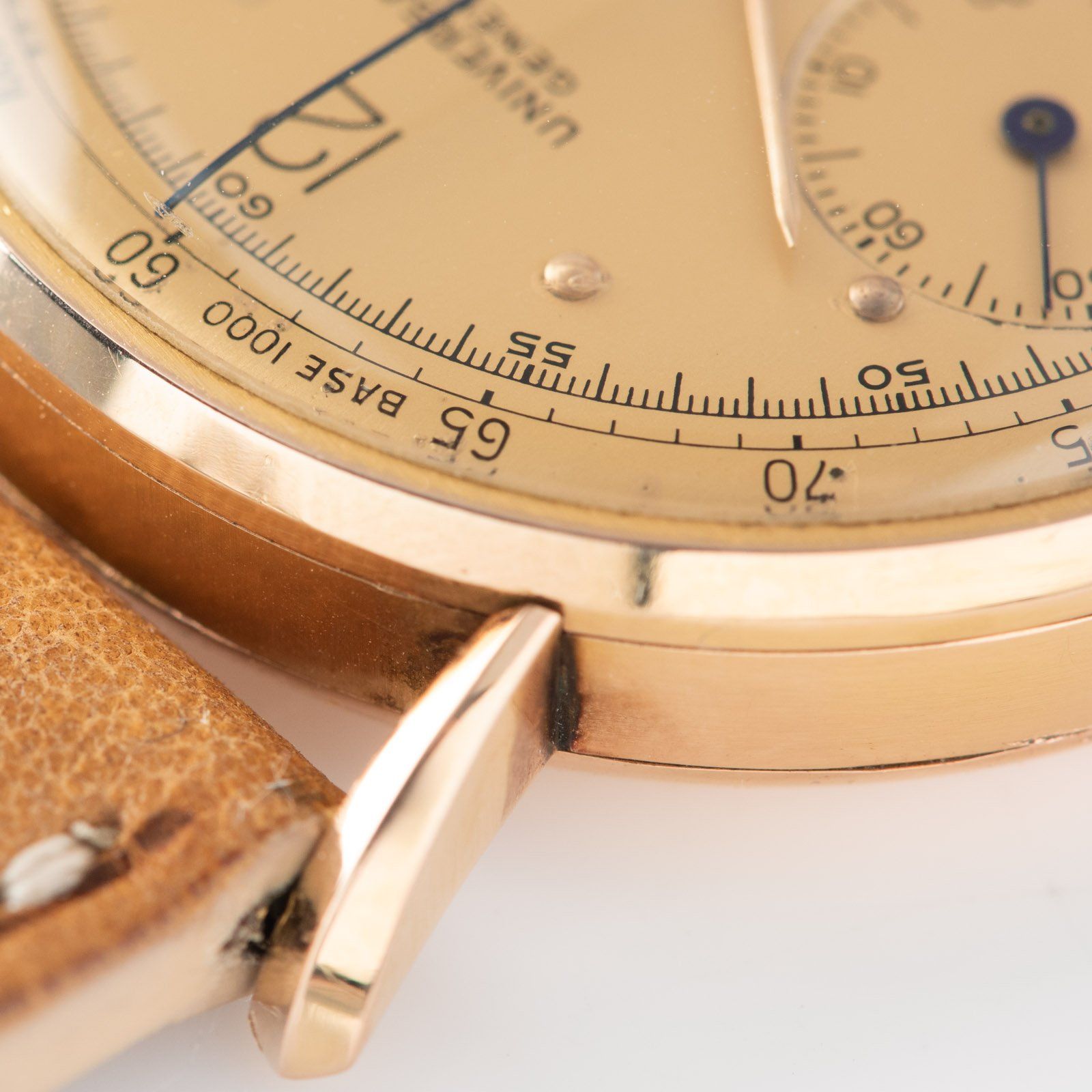 Universal Geneve Chronograph Tri Compax 18kt Rose Gold