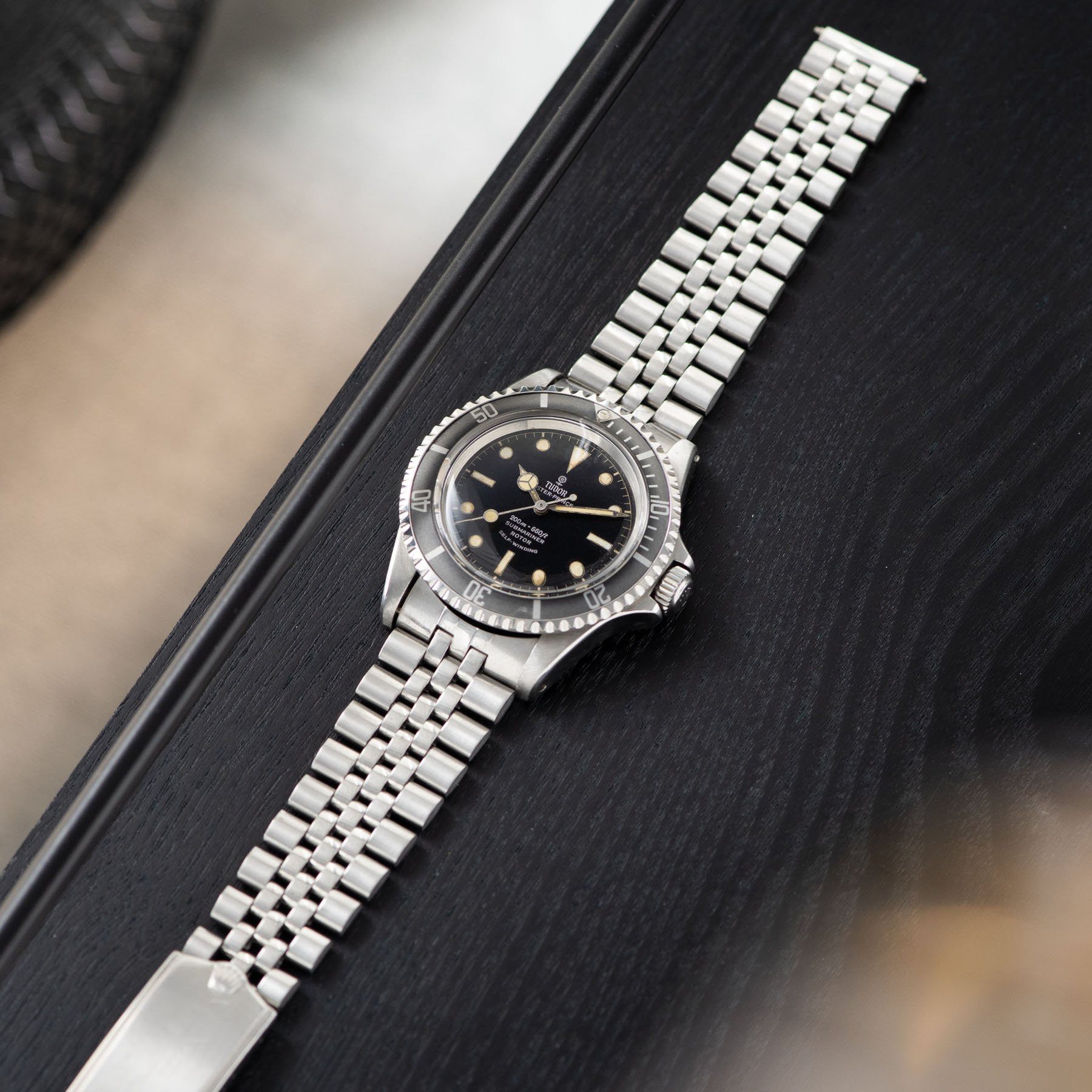 Tudor Submariner Ref 7928 Gilt Minute Track Ghost Bezel fitted with a Mexican ‘Joskes’ jubilee bracelet