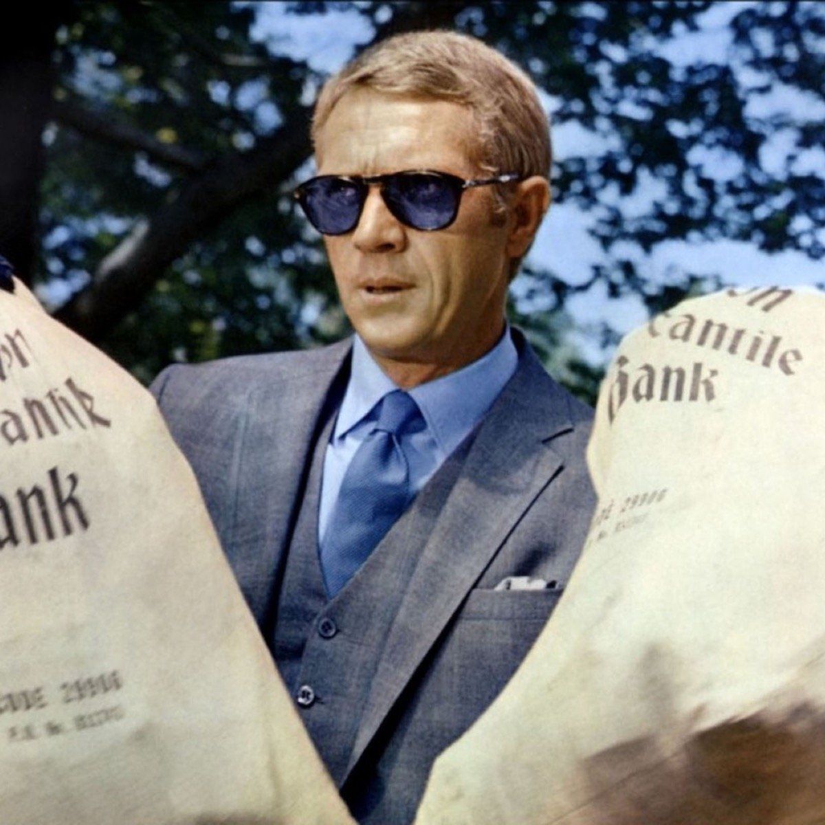 NOS Vintage Persol Ratti 714/T Brown Steve McQueen