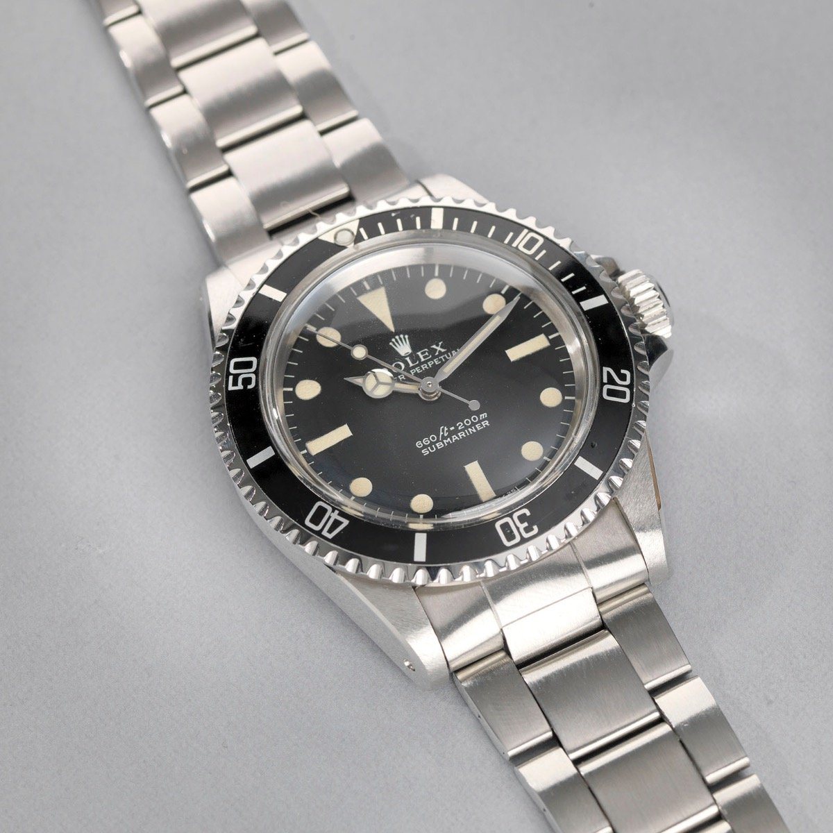 Rolex 5513 Submariner Non - Serif Dial 1968