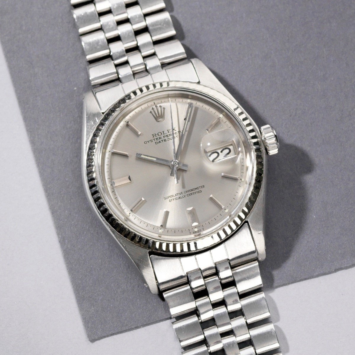 Rolex Datejust Grey Dial Reference 1601