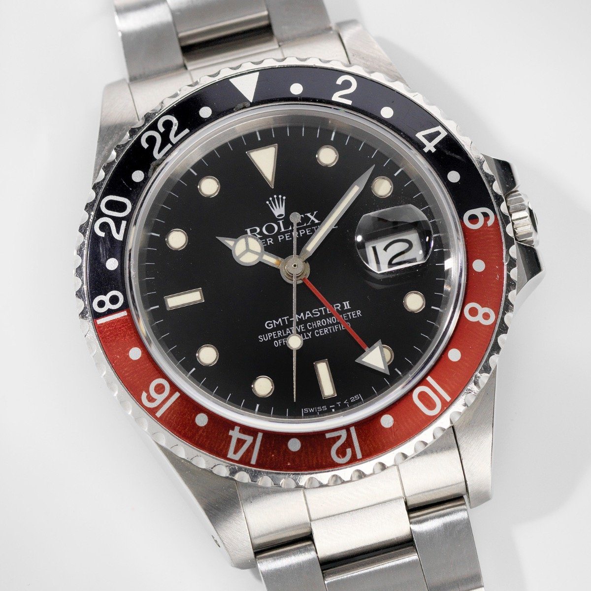 Rolex Gmt Master II Fat Lady No Date Dial 16760 Coke