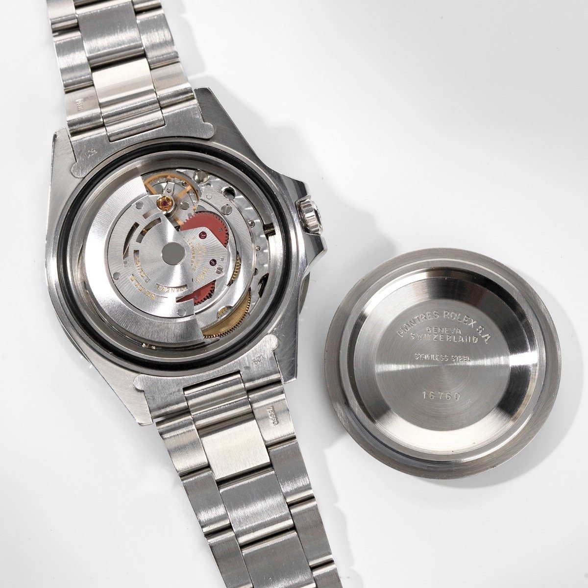 Rolex Gmt Master II Fat Lady No Date Dial 16760 Coke