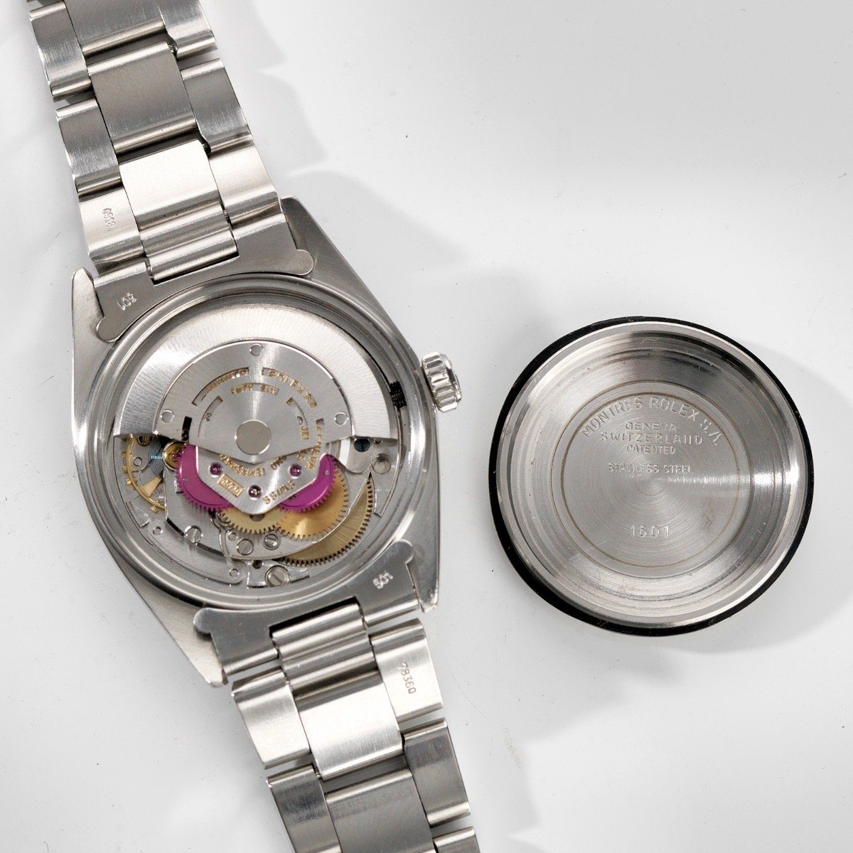 Rolex Datejust Gloss Gilt Vertical Brush Tropical Dial