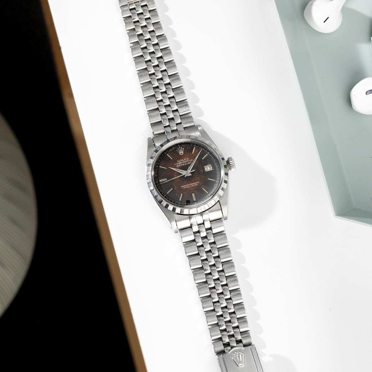 Rolex 6605 Datejust Tropical Gilt Dial 1957