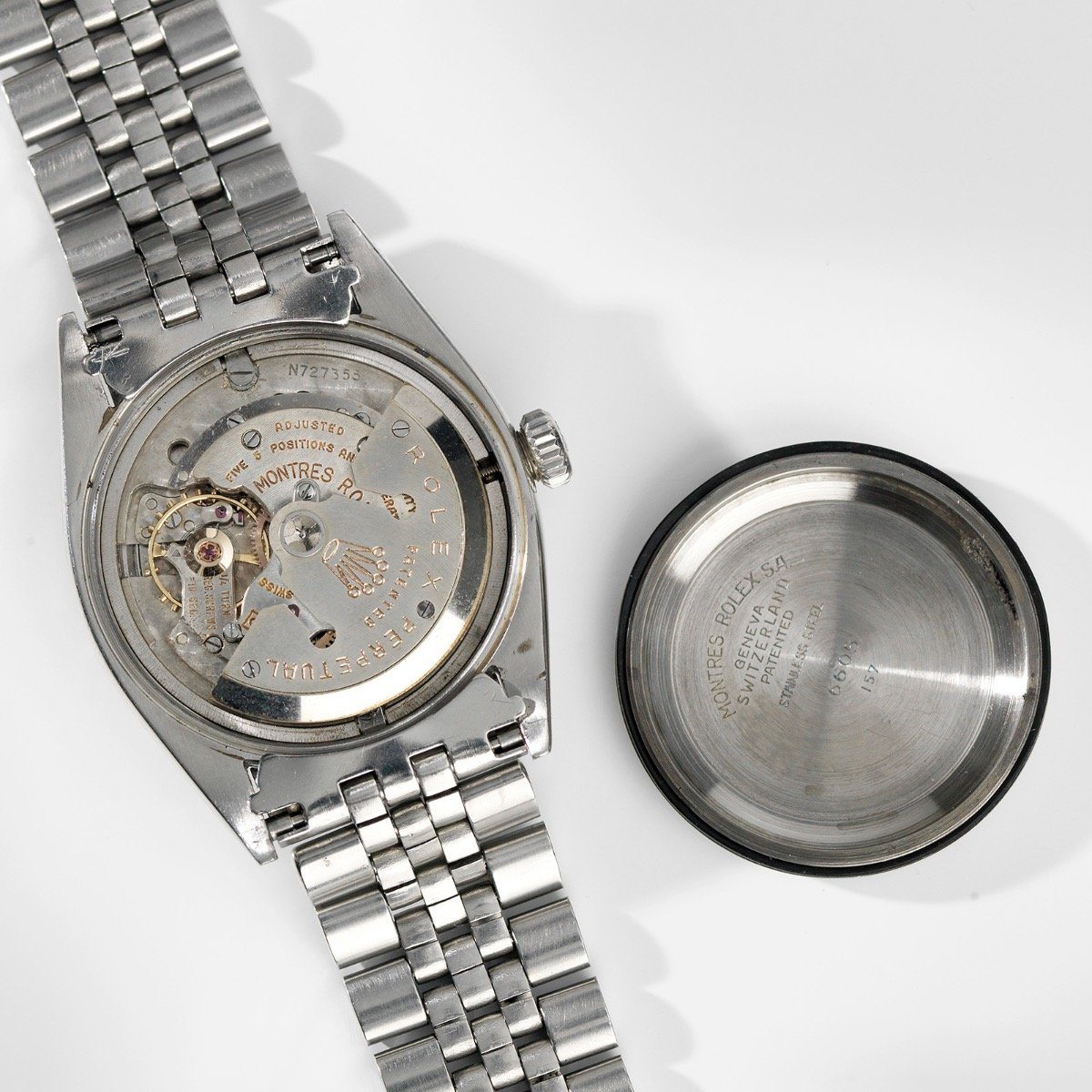 Rolex 6605 Datejust Tropical Gilt Dial 1957