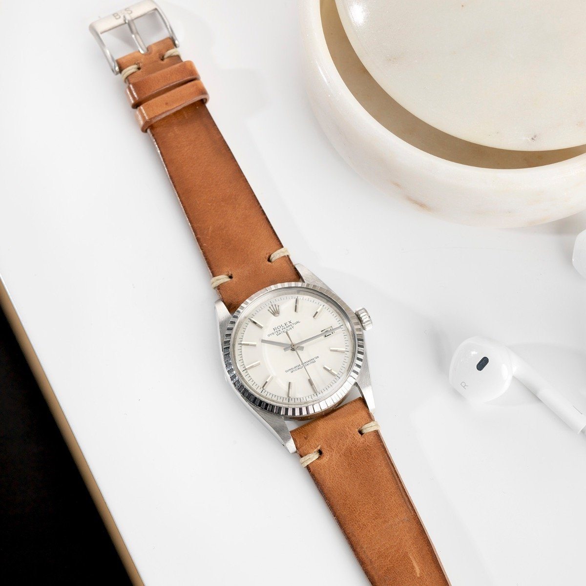 Rolex Datejust White Non Lume Dial 1603