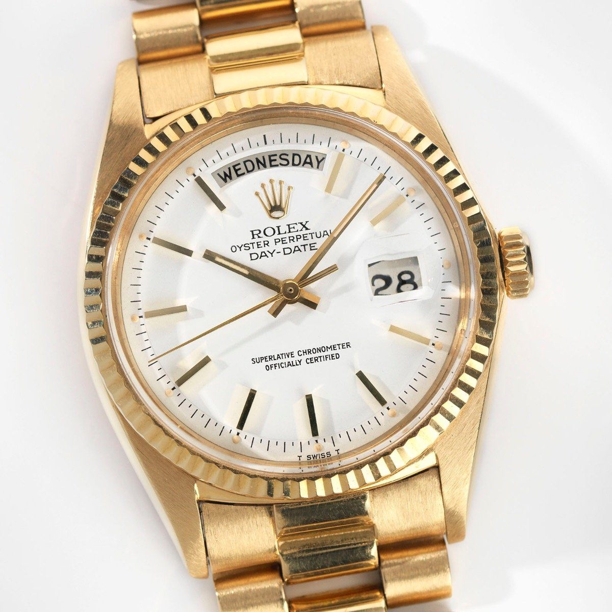 Rolex Day-Date White Dial 1803