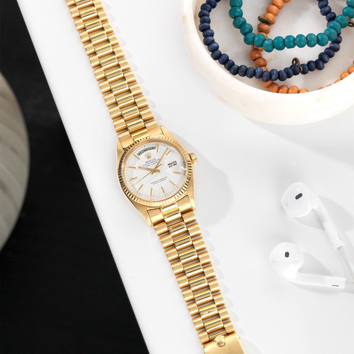 Rolex Day-Date White Dial 1803