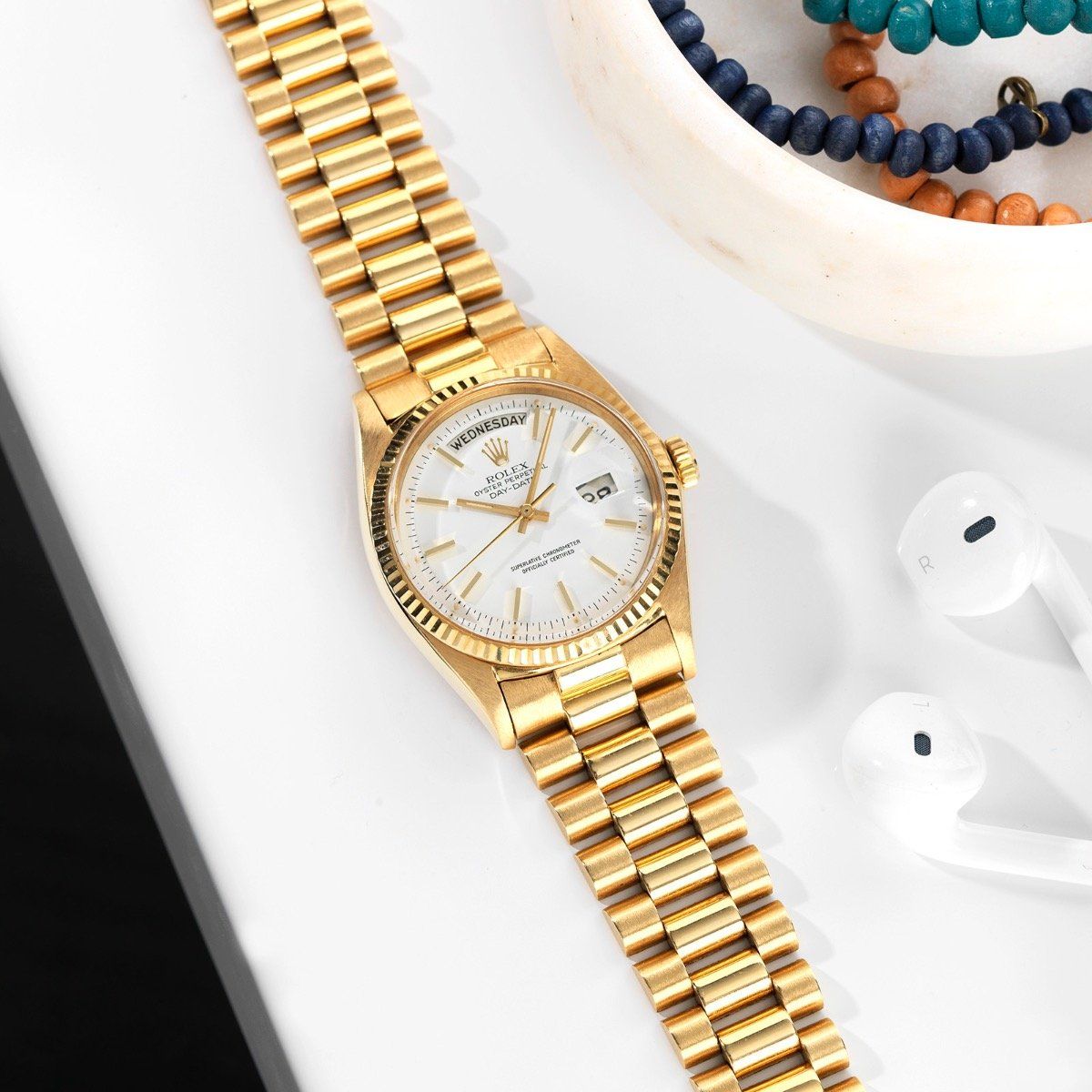 Rolex Day-Date White Dial 1803