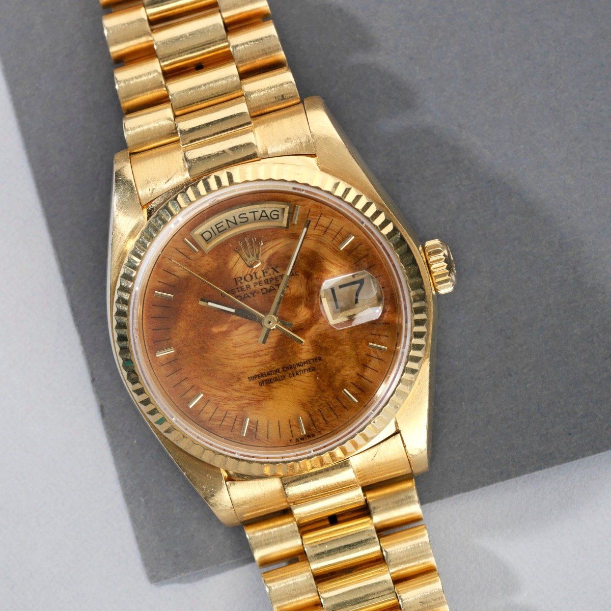 Rolex Day-Date Wood Dial 18038