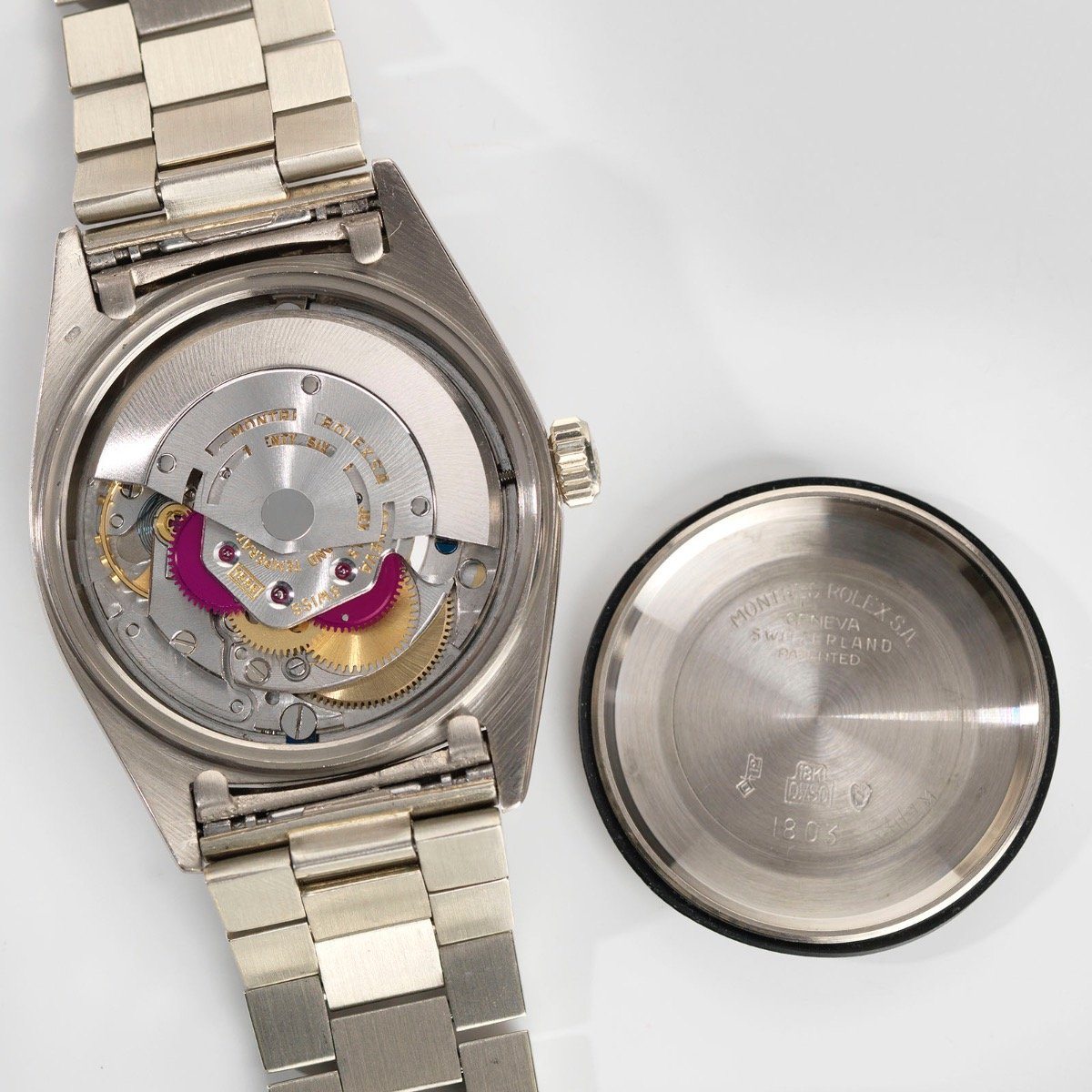 Rolex White Gold Day-Date Silver Dial 1803