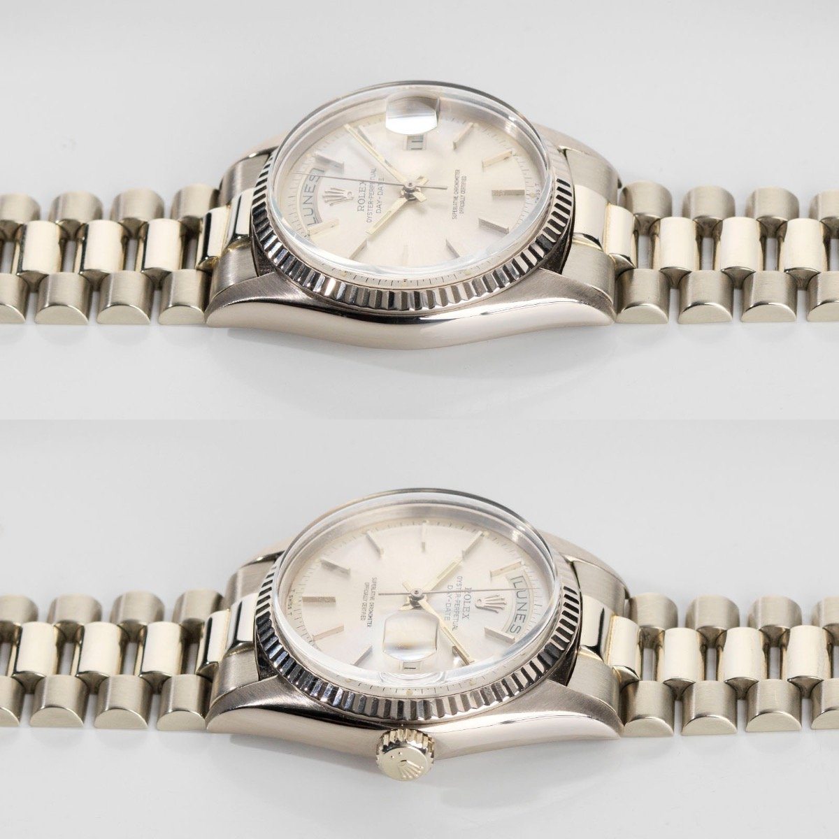 Rolex White Gold Day-Date Silver Dial 1803