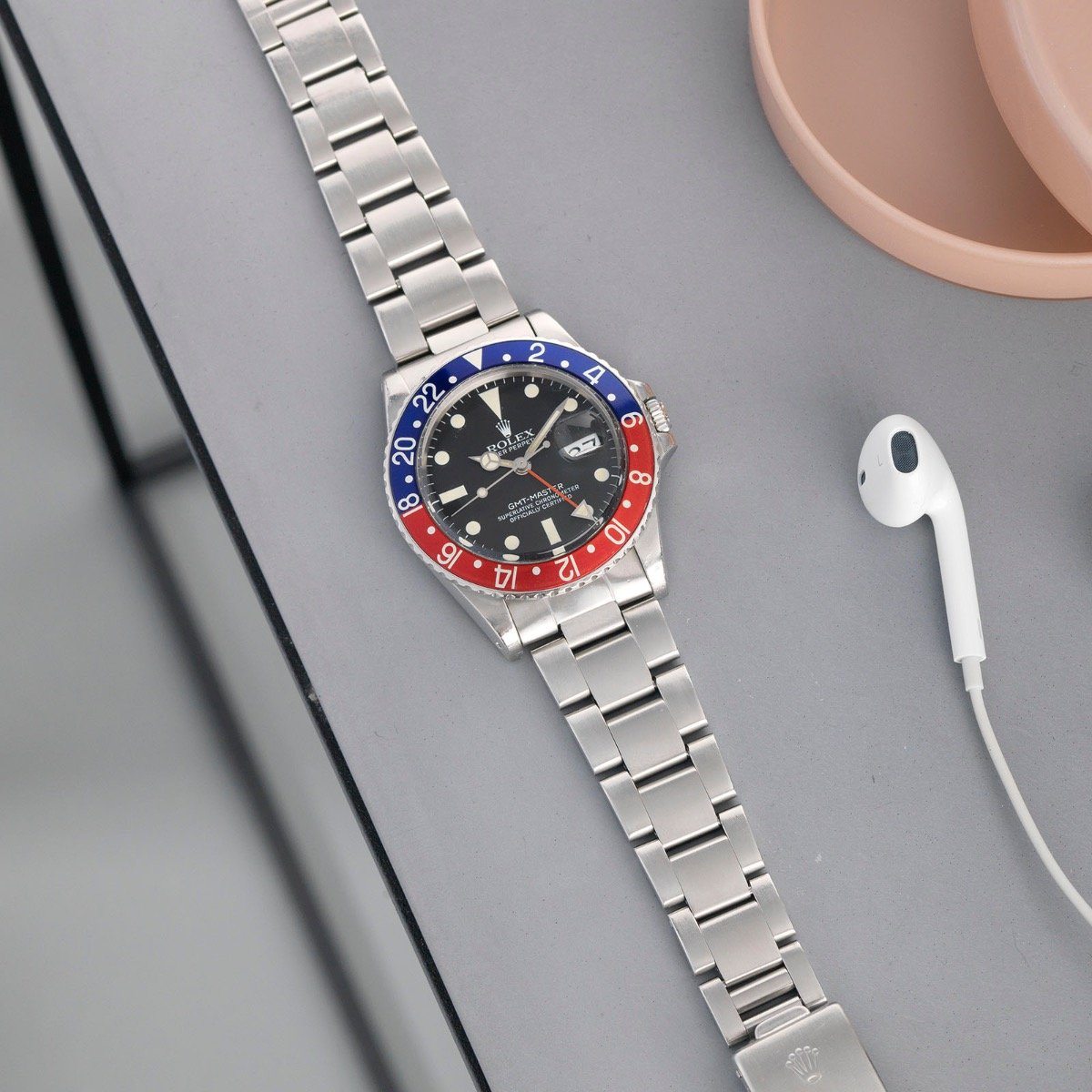 Rolex 16750 Matte Dial GMT Master Pepsi