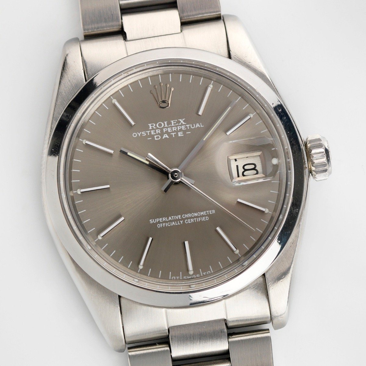 Rolex Date Grey Sigma Dial Reference 1500