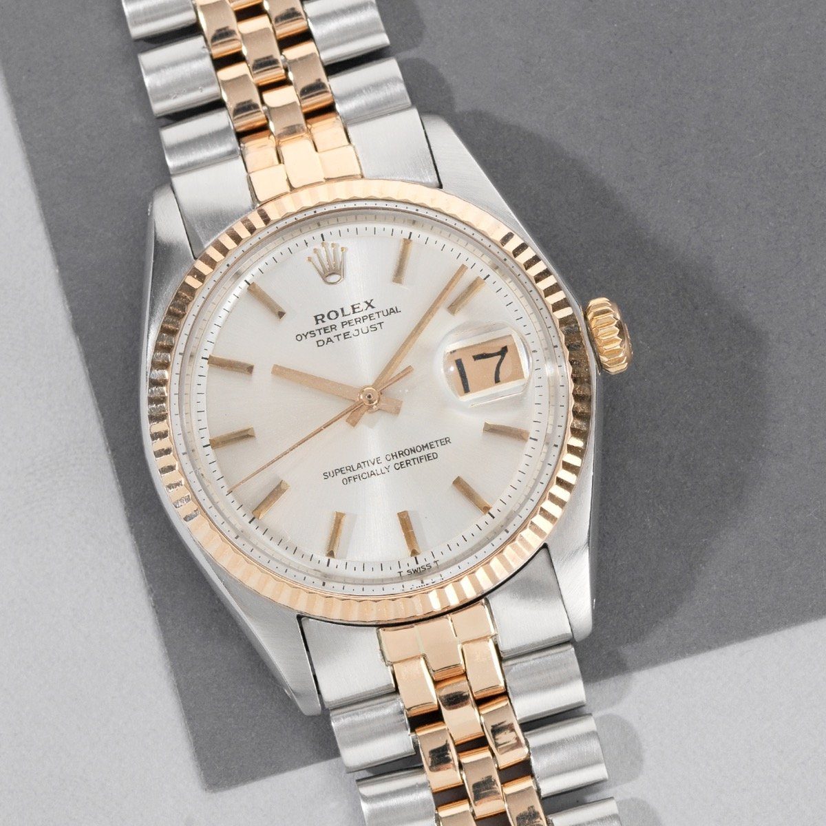 Rolex Datejust Two Tone ‘Rose’ Gold 1601