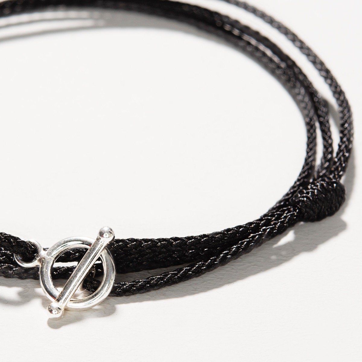 Oskar Gydell Nylon Cord Bracelet Black 3-Laps