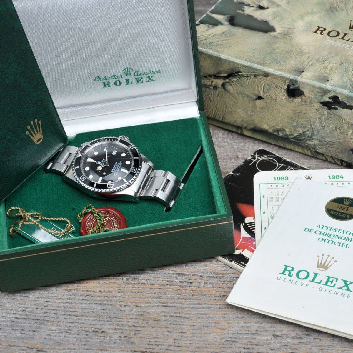 ROLEX 1665 WHITE SEADWELLER B+P