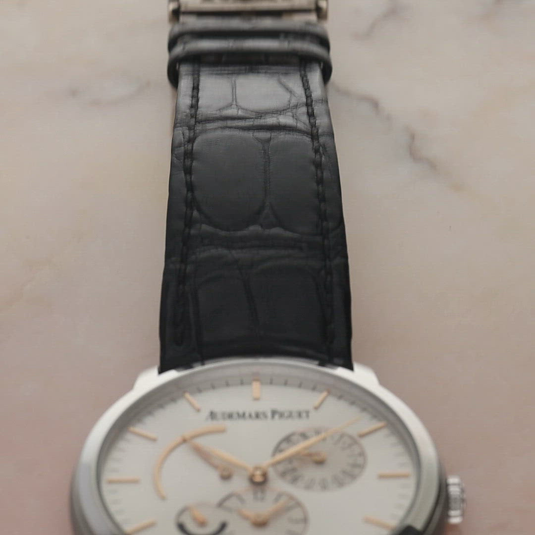 Audemars Piguet Jules Audemars Dual Time White Gold Full Set