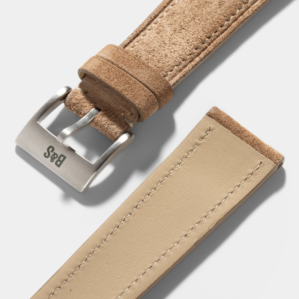 Strap for Patek Philippe 130 / 533 Chronograph - Dune Brown Suede Watch Strap
