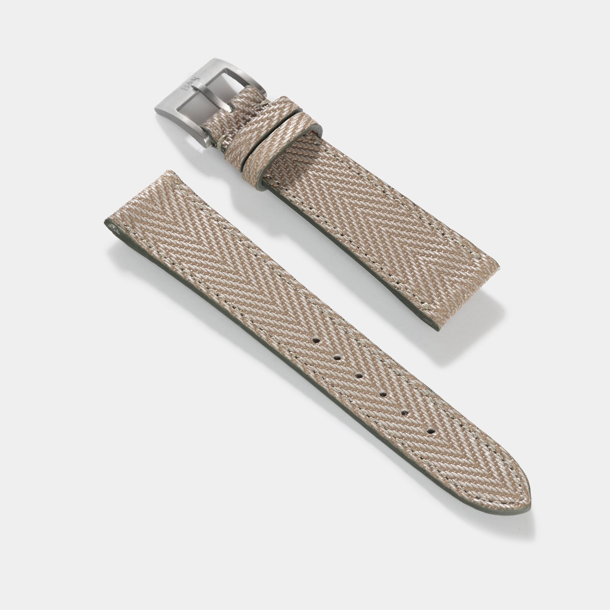light_grey_waved_Leather_Watch_Strap_Vintage_Watches
