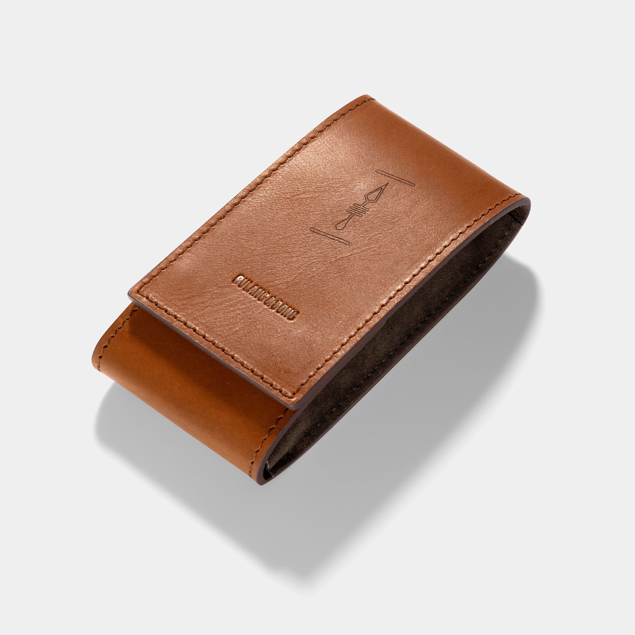 Arrow - Chevalin Cognac Brown Leather Watch Pouch